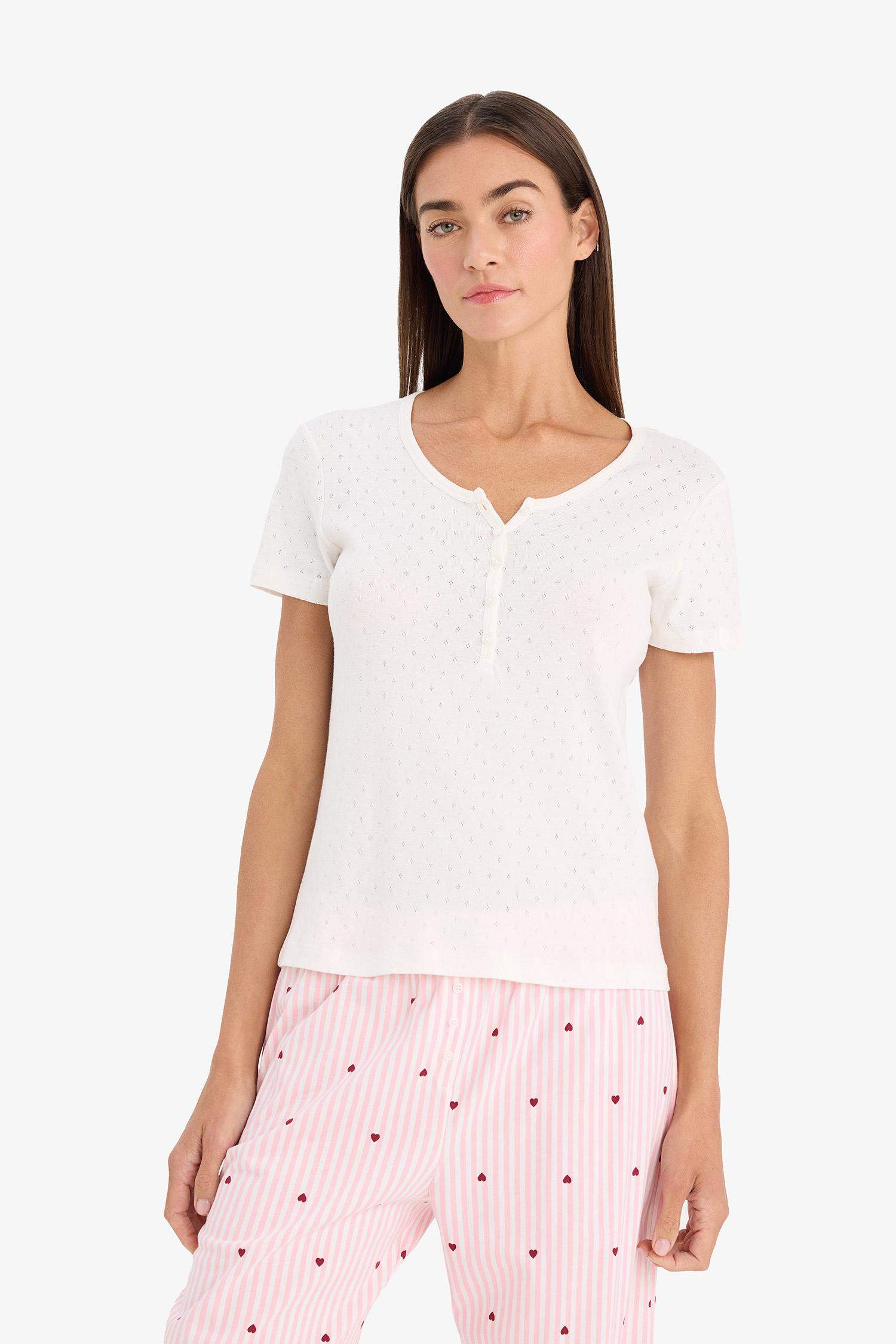 Regular Fit Short Sleeve 2 Piece Set