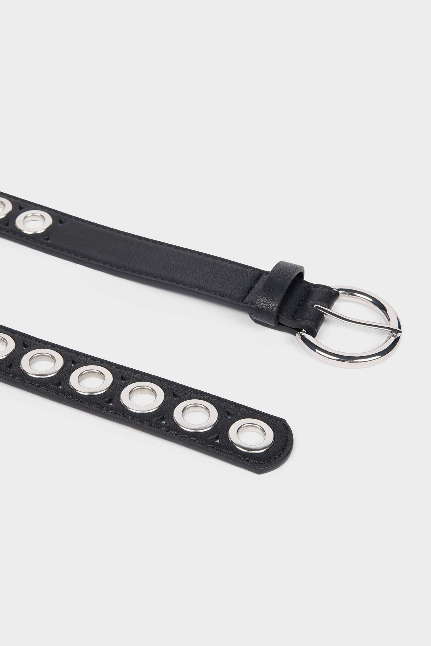 Kadın Oval Toka Suni Deri Klasik Kemer