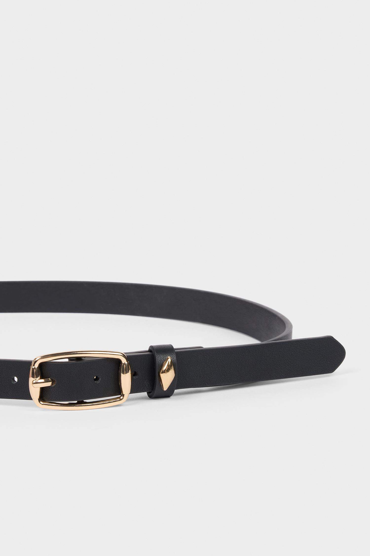 Kadın Dikdörtgen Toka Suni Deri 2'li Klasik Kemer