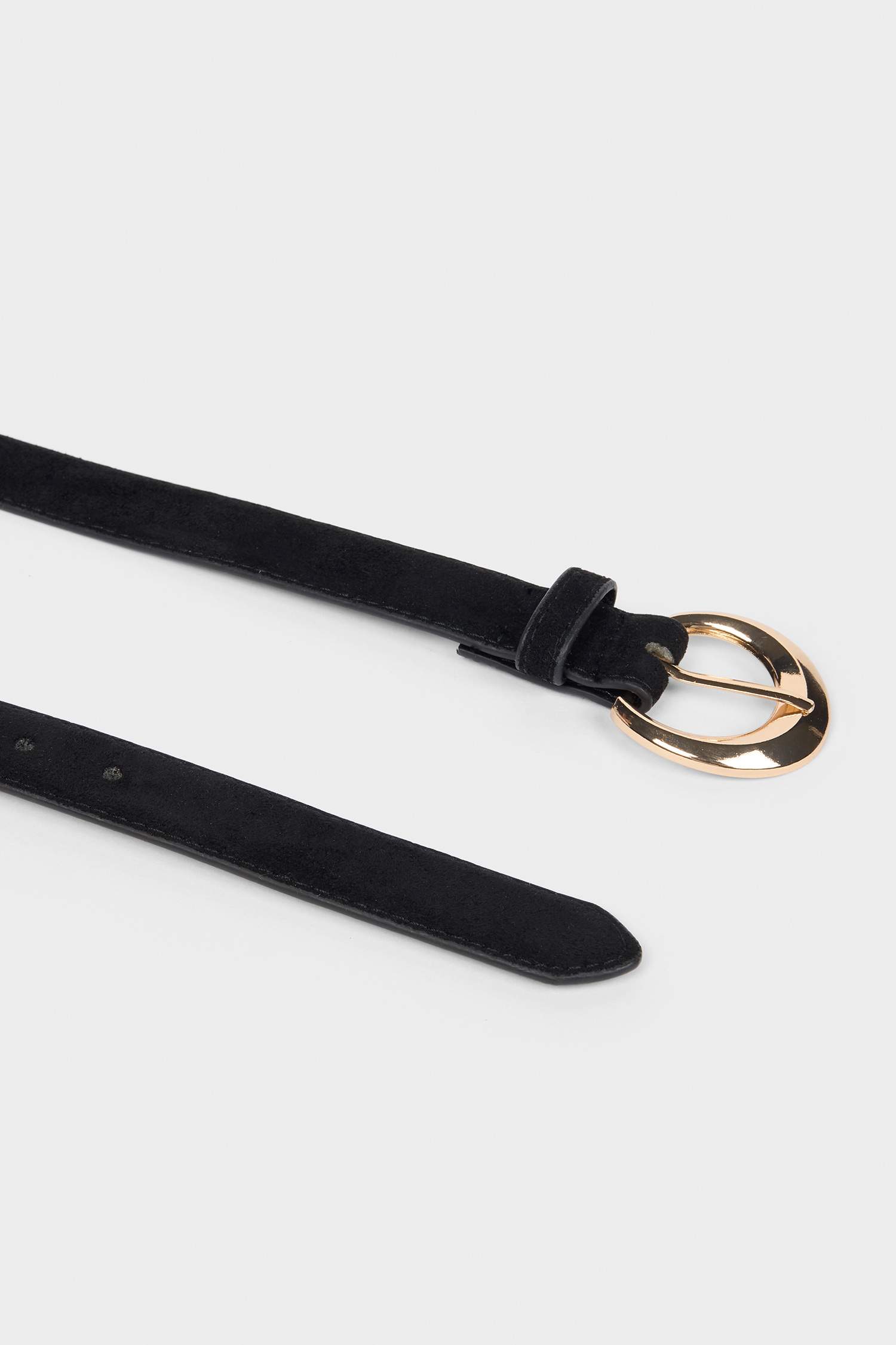 Kadın Oval Toka Suni Deri Klasik Kemer