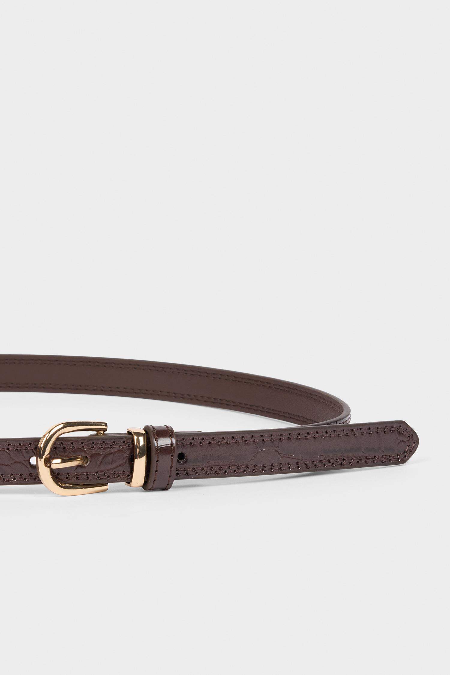 Kadın Dikdörtgen Toka Suni Deri 2'li Klasik Kemer