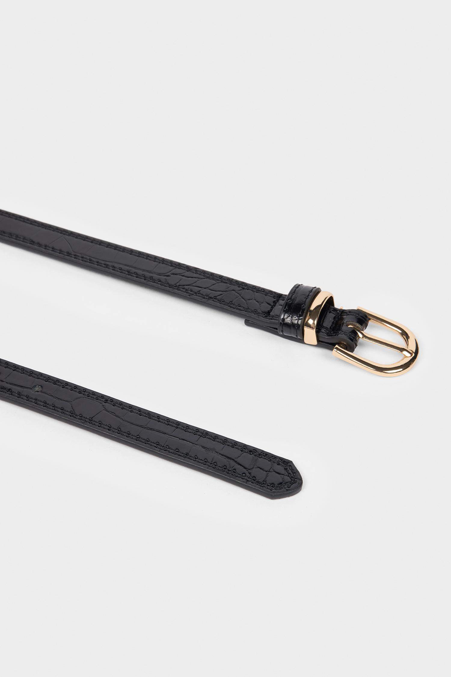 Kadın Dikdörtgen Toka Suni Deri 2'li Klasik Kemer