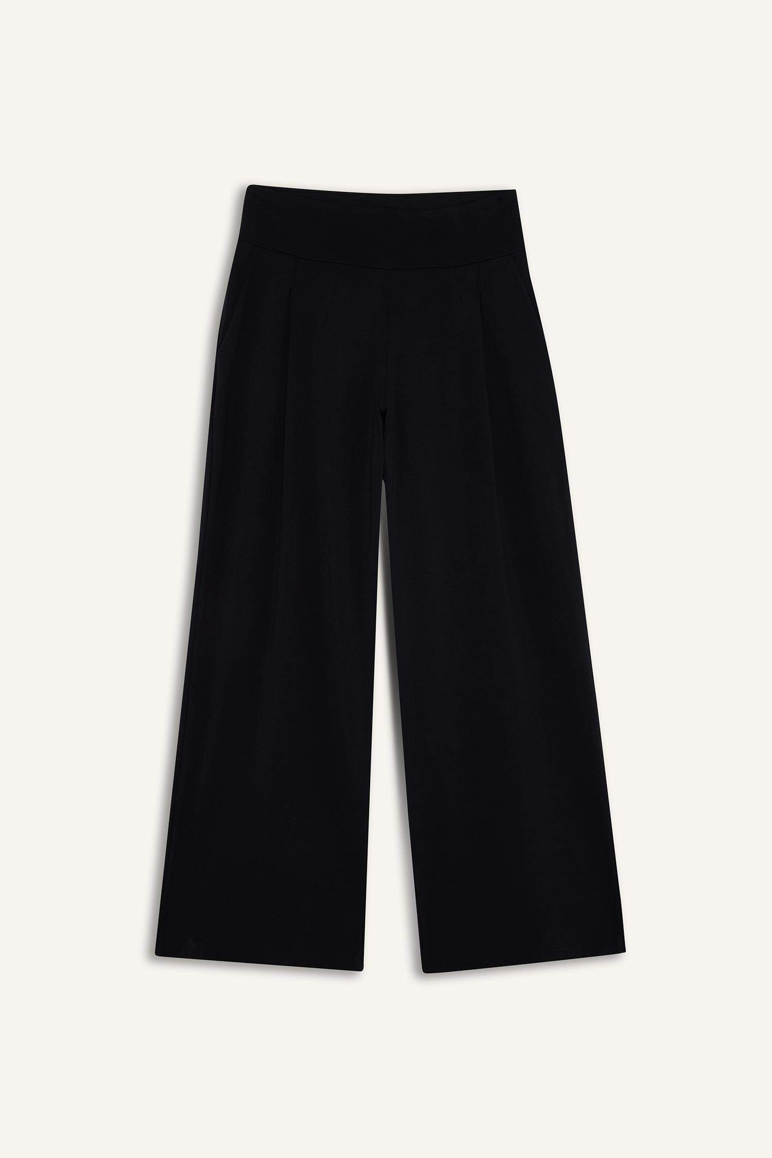 Wide Leg Long Pocketed Sports Sweatpants