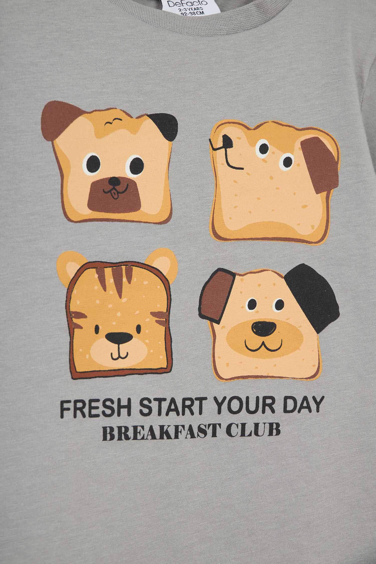 Пижамный комплект из 2 предметов с длинным рукавом для малышей мальчики