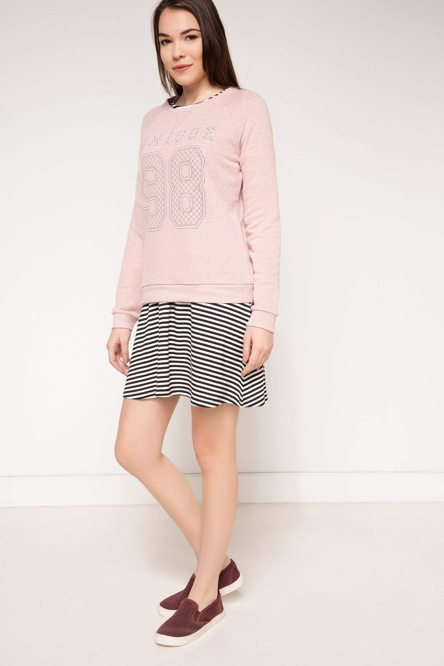 Defacto Baskılı Sweatshirt. 2