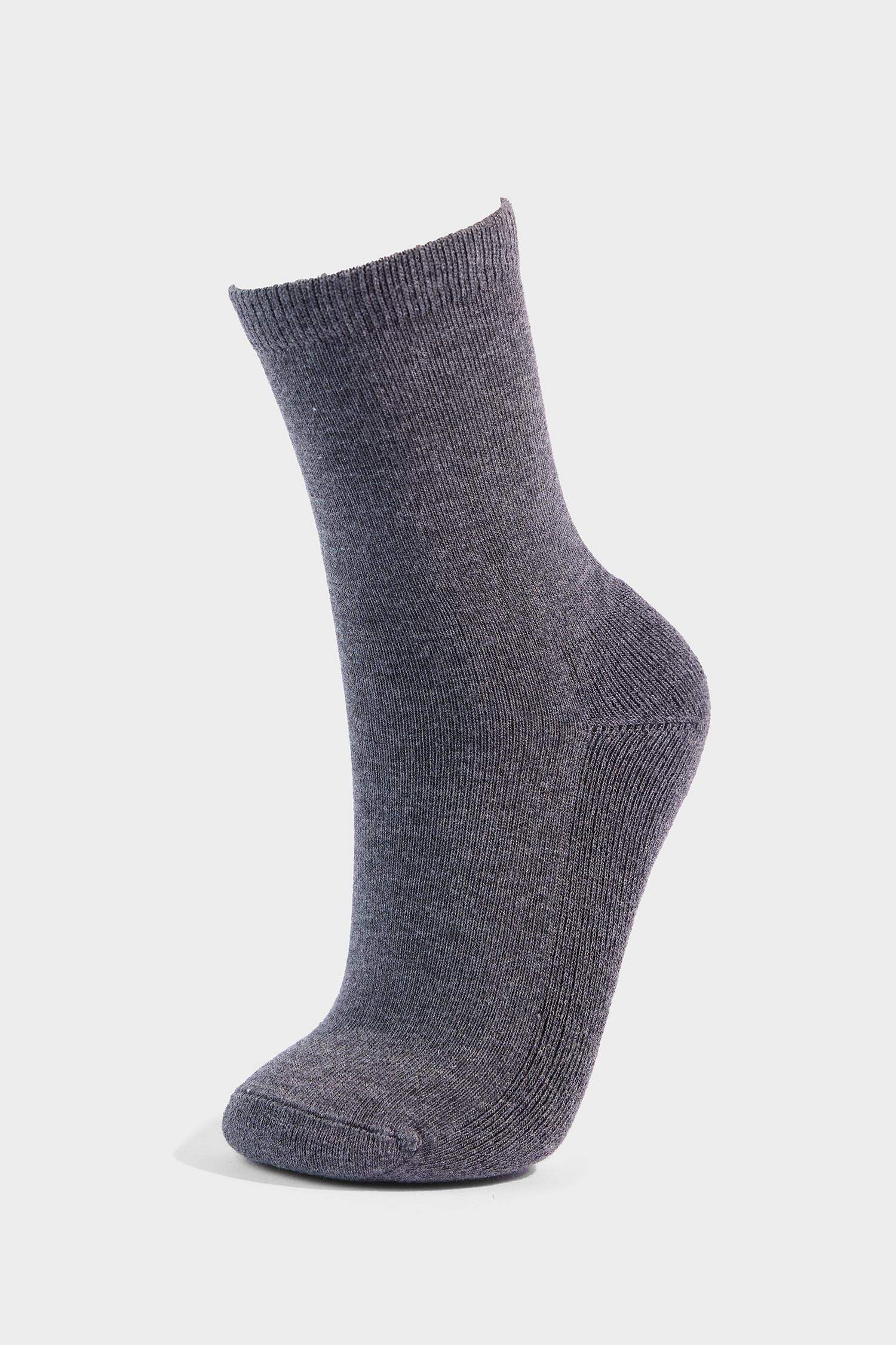 Erkek Çocuk Dikişsiz 3'lü Modal Havlu Çorap