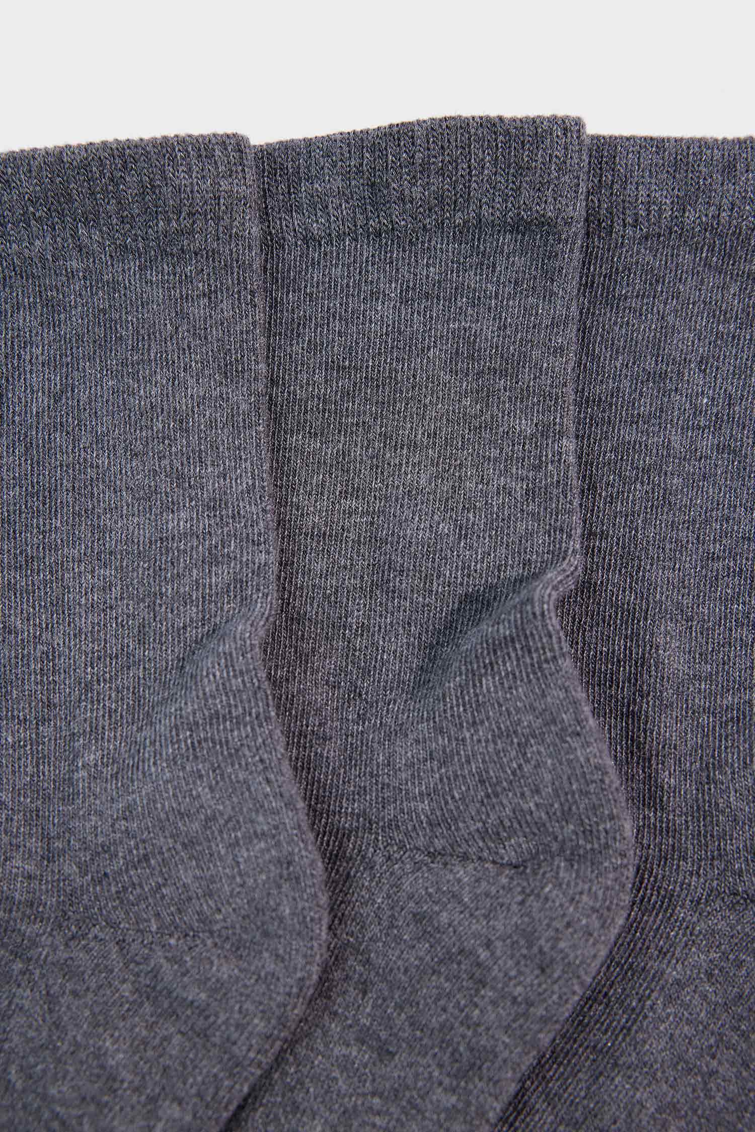 Erkek Çocuk Dikişsiz 3'lü Modal Havlu Çorap