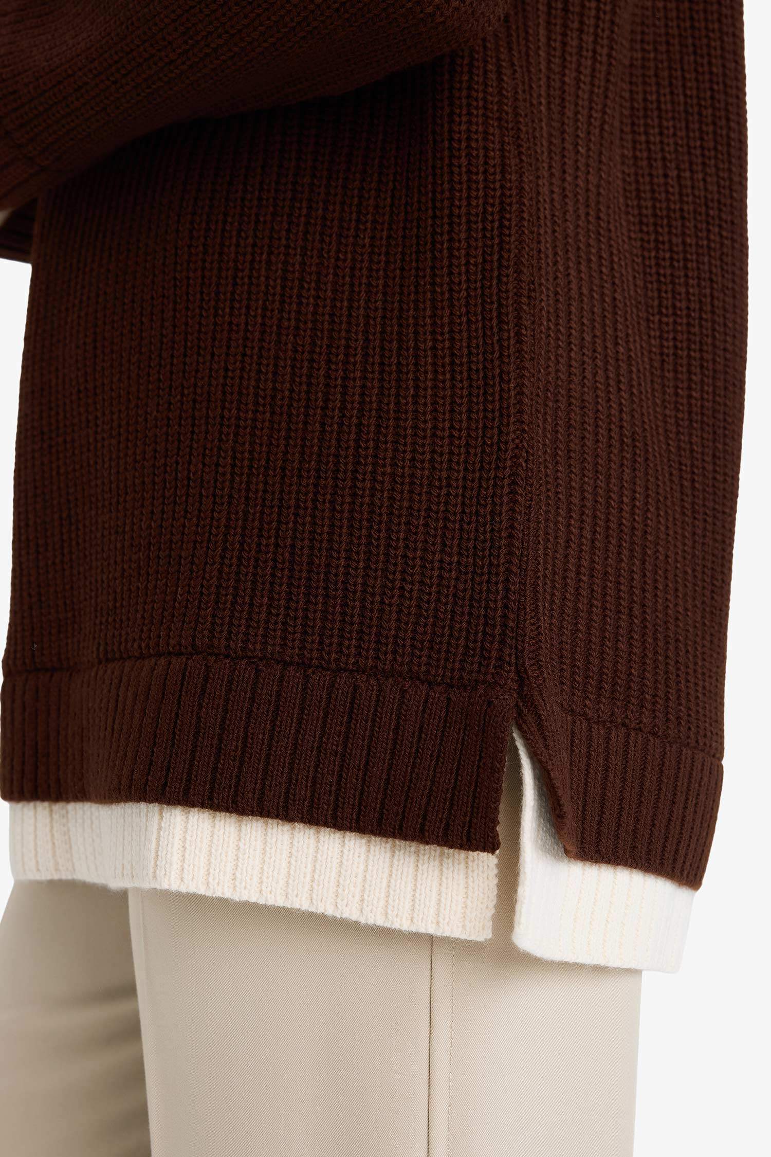 Regular Fit Bisiklet Yaka Triko Kazak Tunik