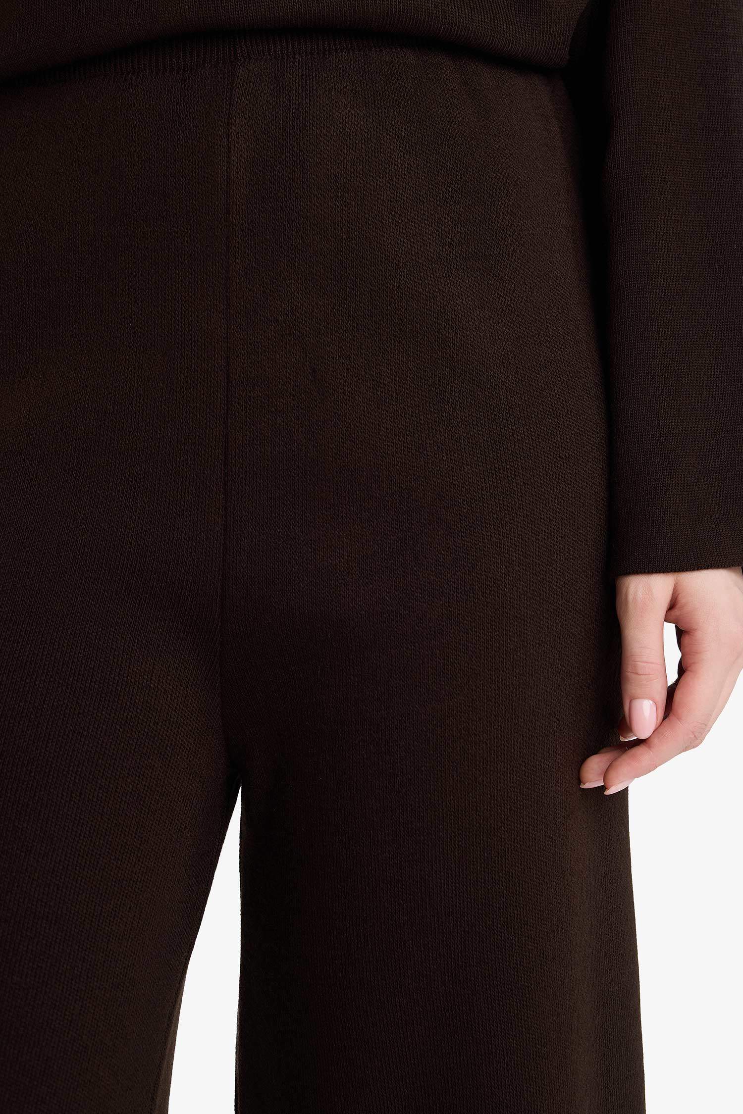 Wide Leg Triko Pantolon