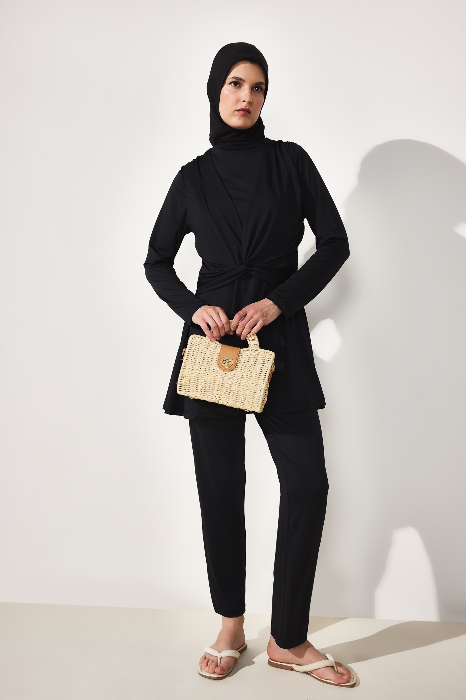 DeFacto Regular Fit 3'Lü Burkini Mayo görsel 4