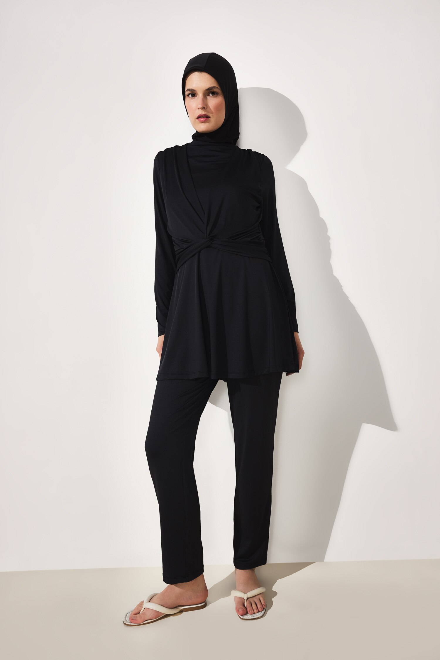 DeFacto Regular Fit 3'Lü Burkini Mayo görsel 7