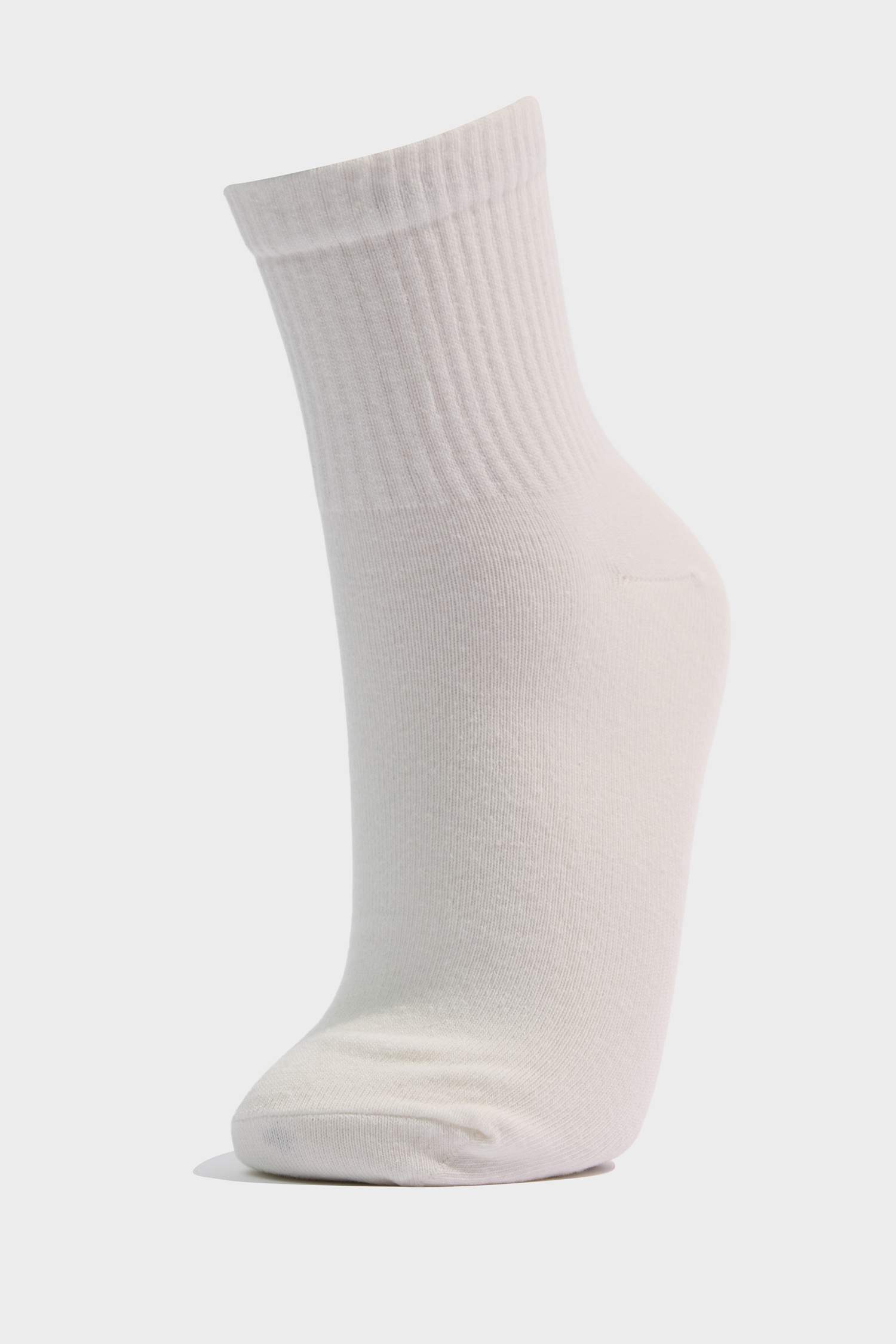 Kadın Rahat Lastikli 5'li Pamuklu Soket Çorap