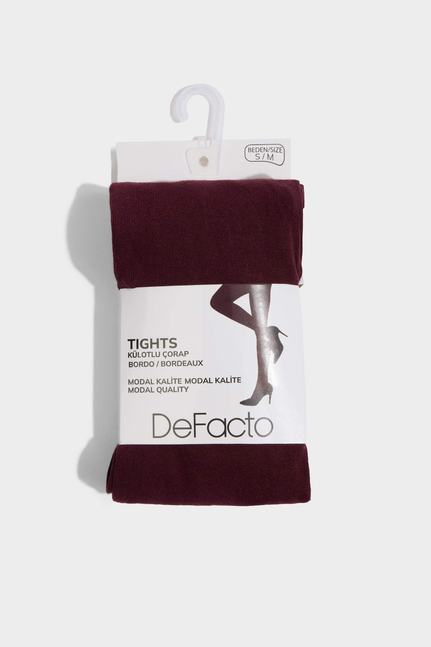 Kadın Basic Düz Kalın Külotlu Çorap