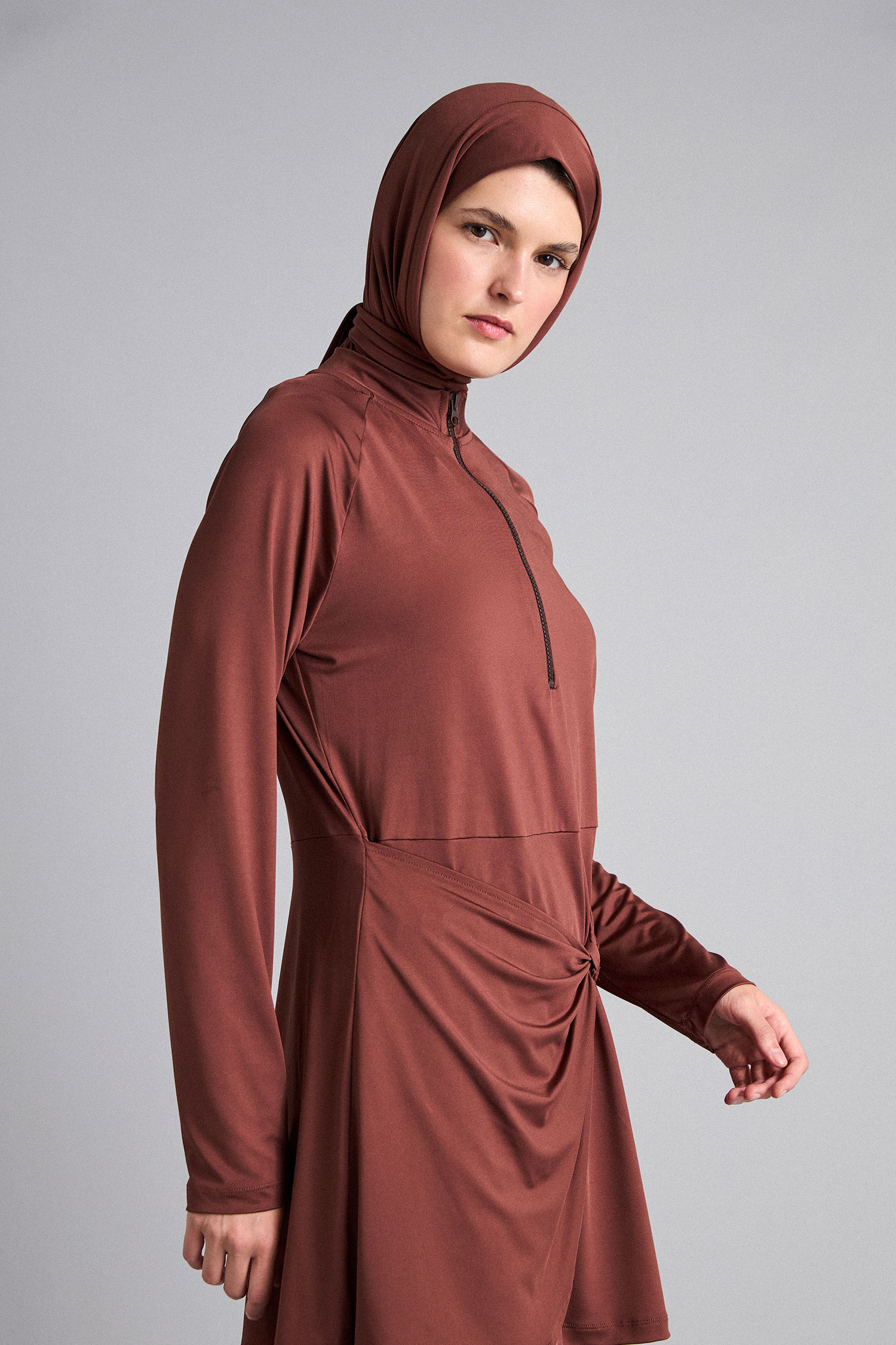 DeFacto Regular Fit 3'Lü Burkini Mayo görsel 5