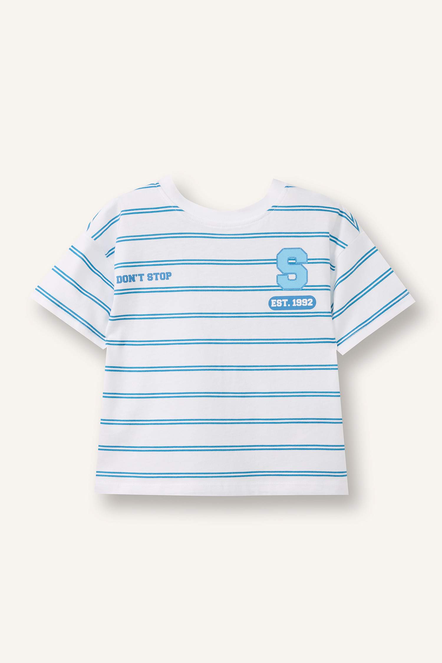 تيشيرت بيبي ولادي نص ردن اوفر سايز