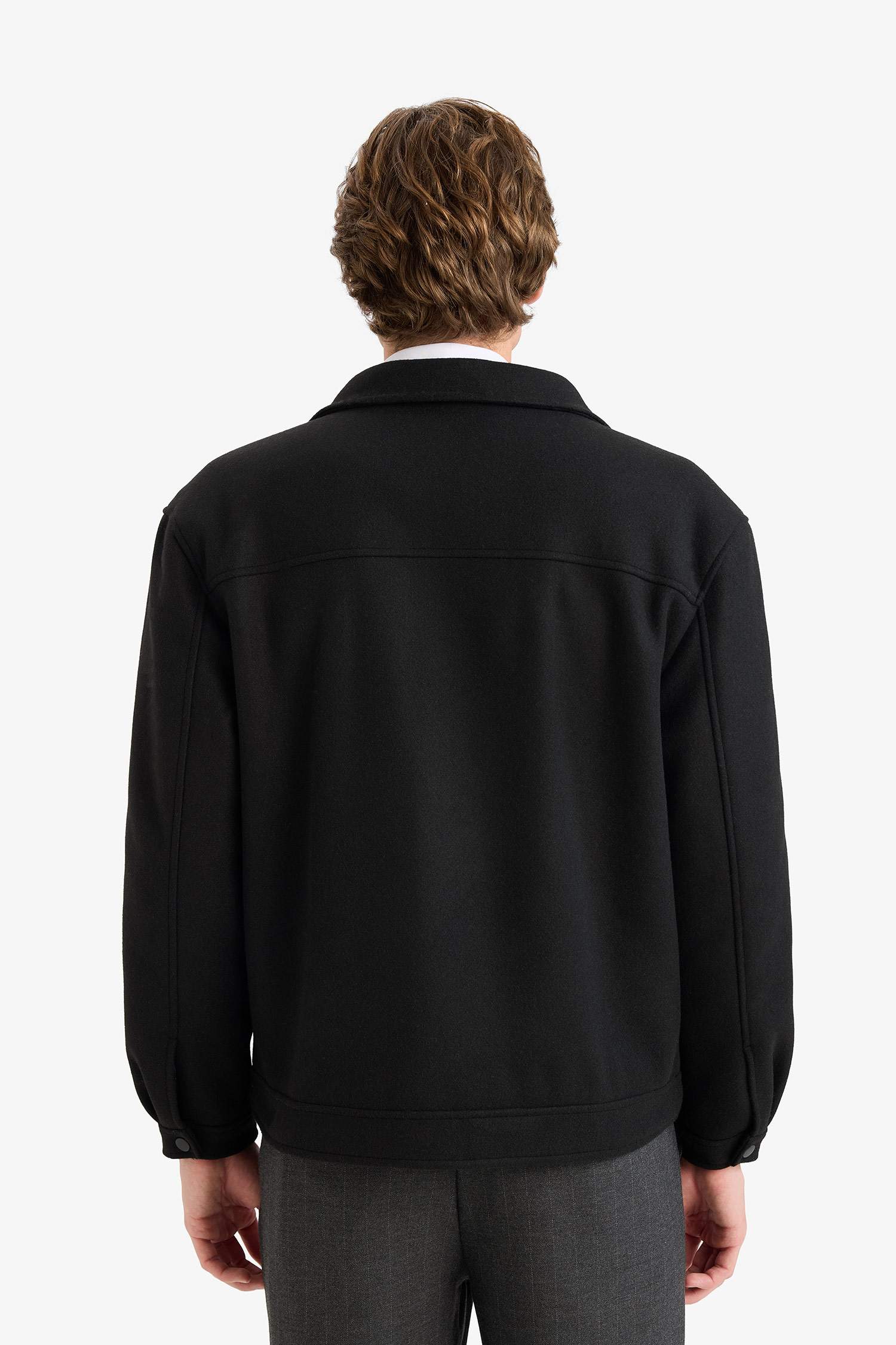 Regular Fit Fermuarlı Mont