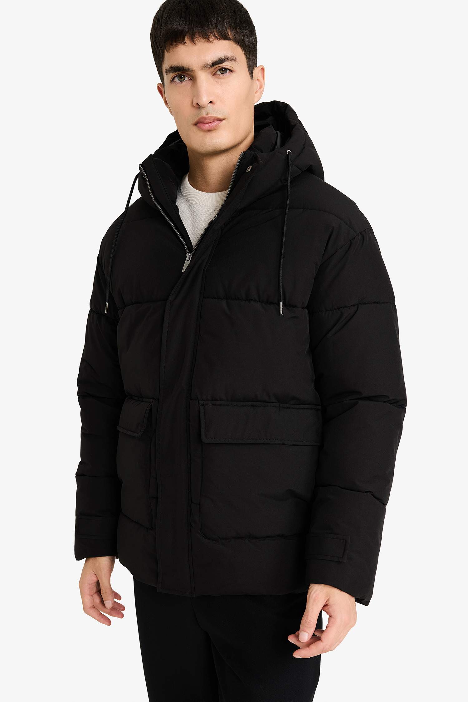 Su Geçirmez Slim Fit Mont