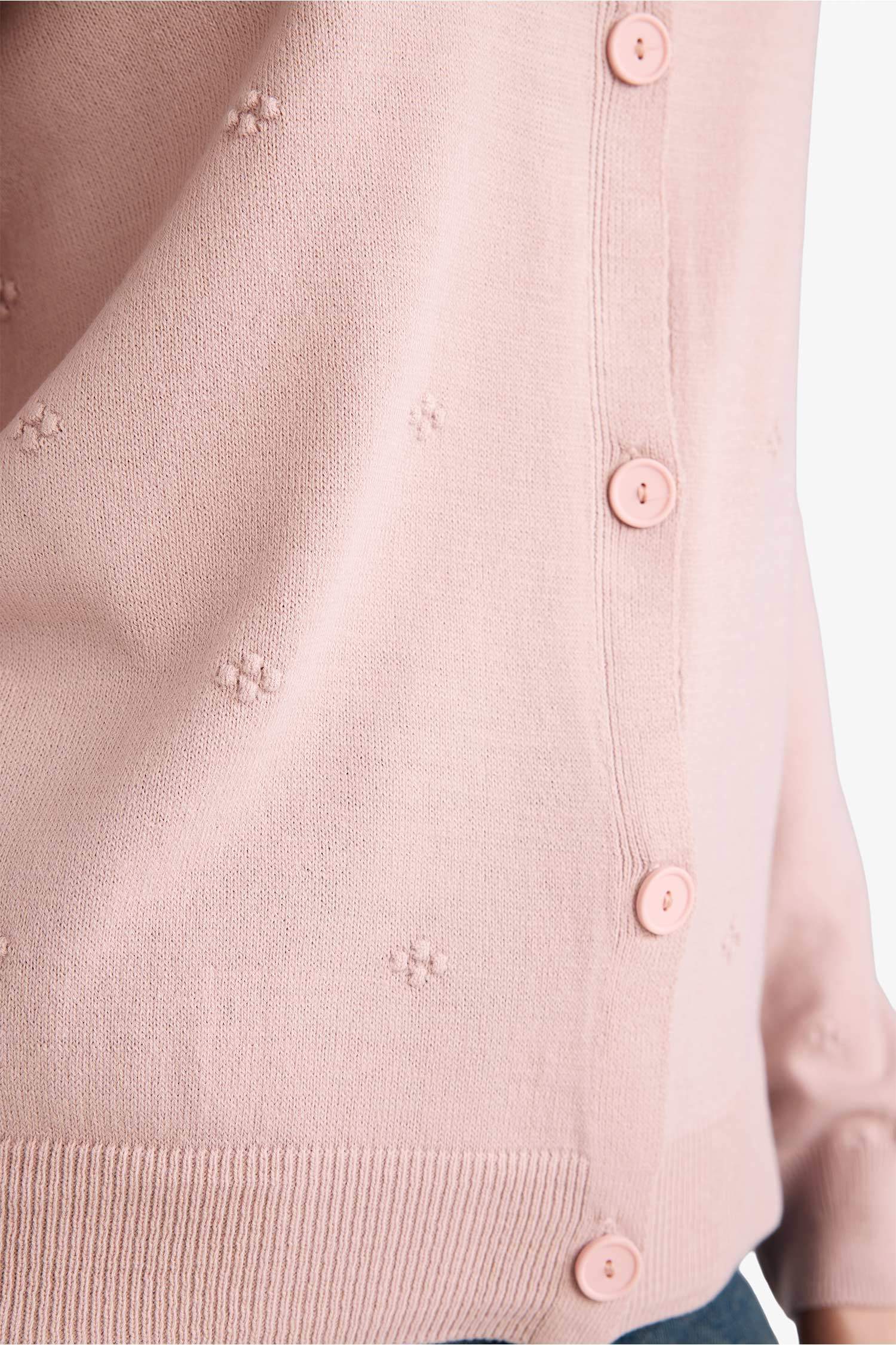 Regular Fit Bisiklet Yaka Triko Hırka