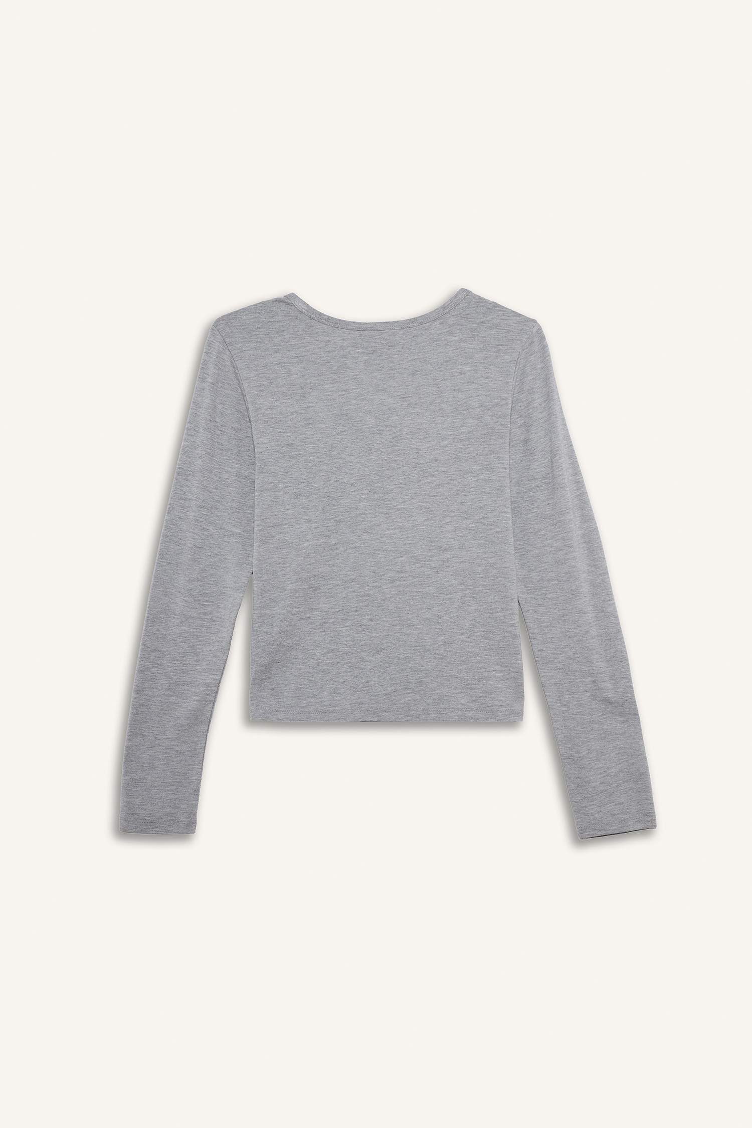 Bisiklet Yaka Uzun Kollu Üst