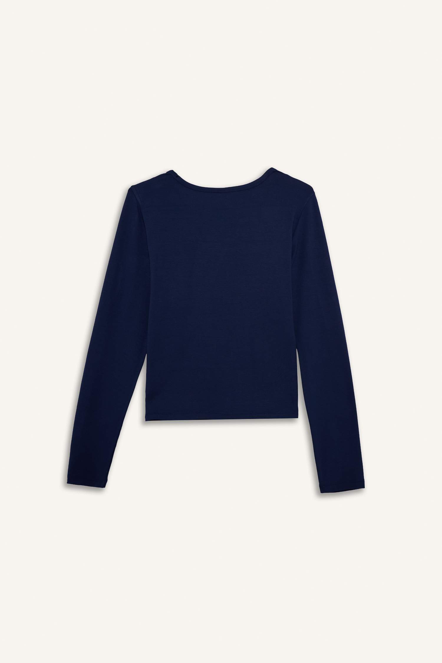 Bisiklet Yaka Uzun Kollu Üst