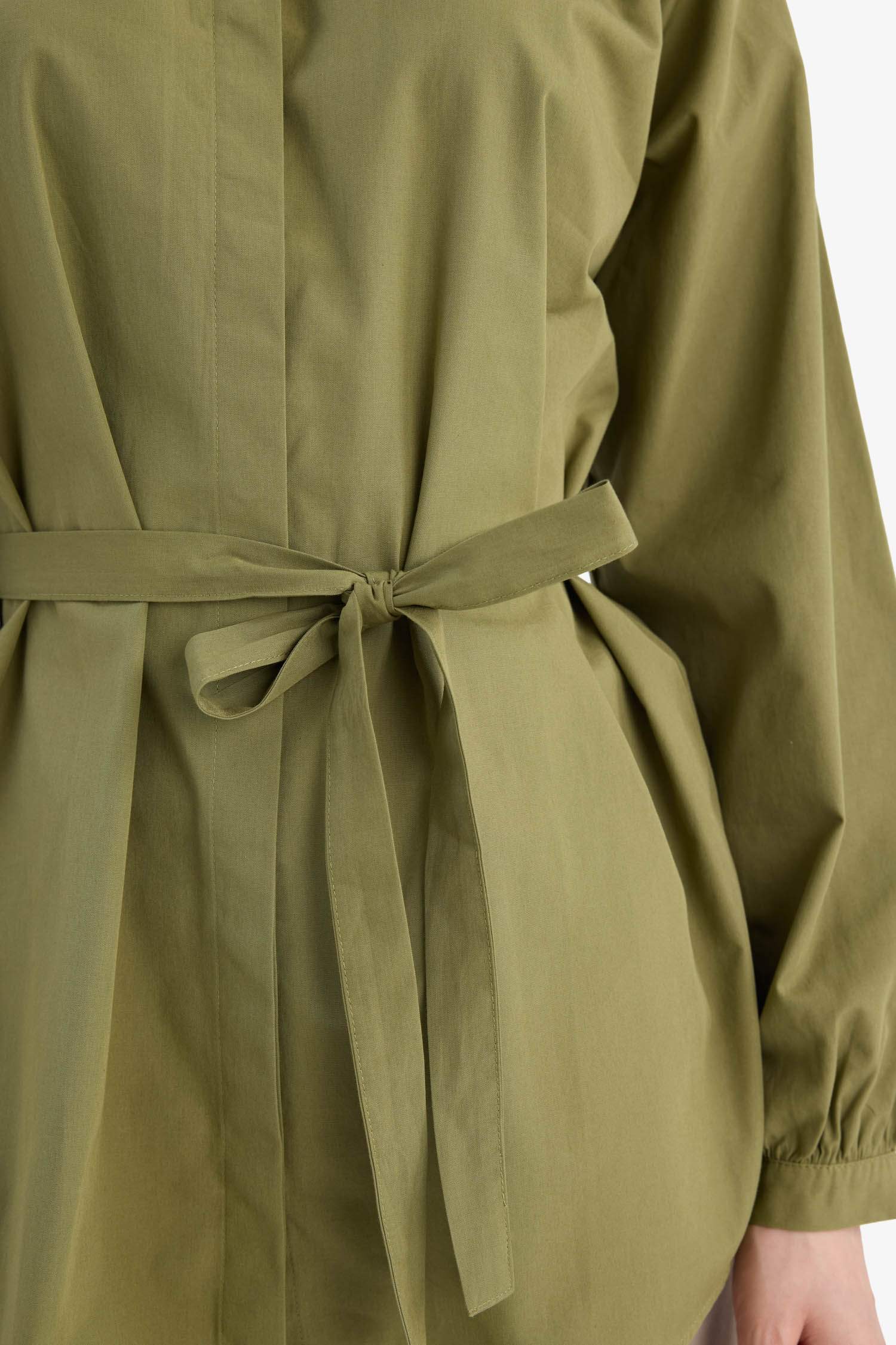 قميص بوبلين قصة مريحة