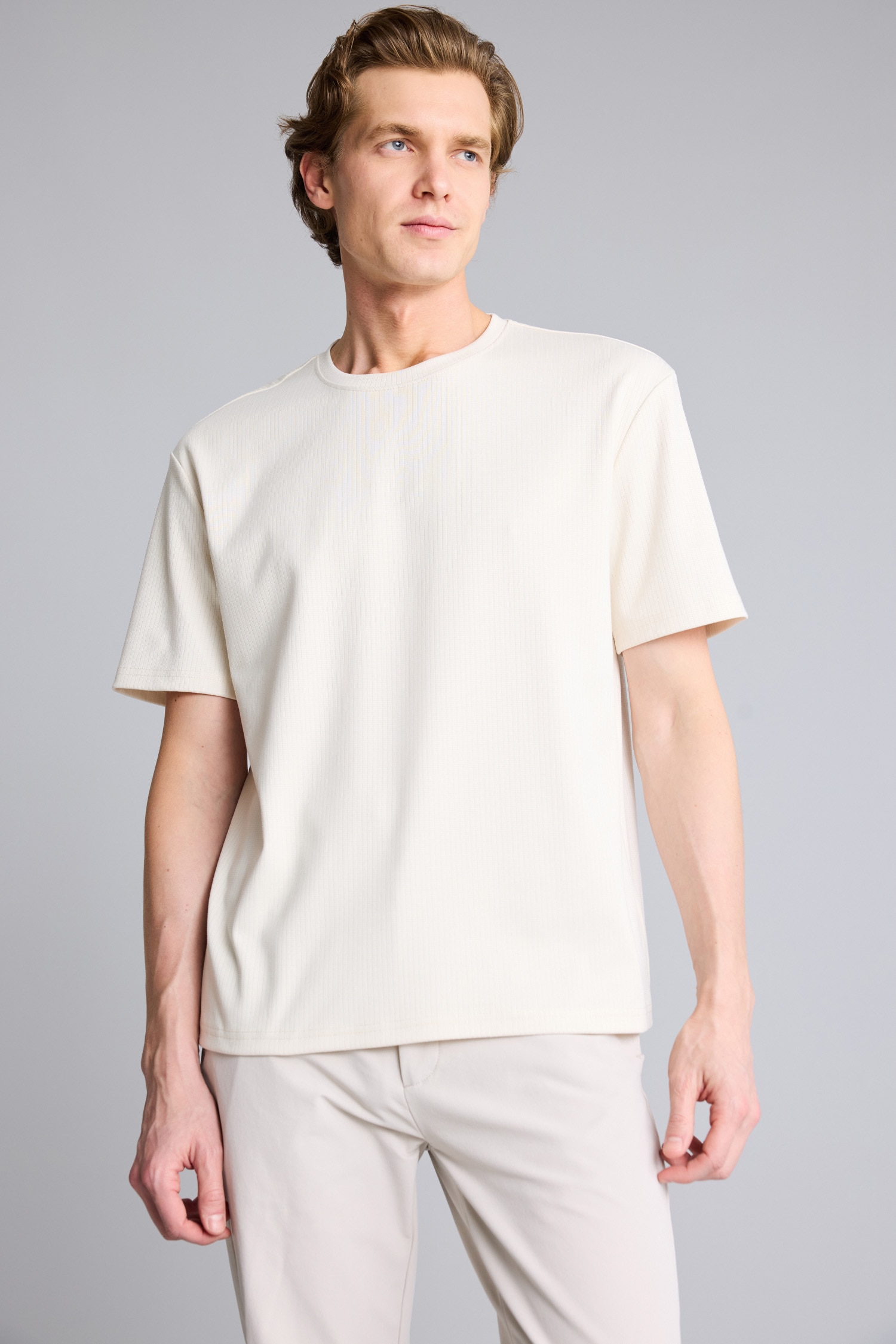 DeFacto Kırışmaz REGULAR FIT Basic T-shirt görsel 3