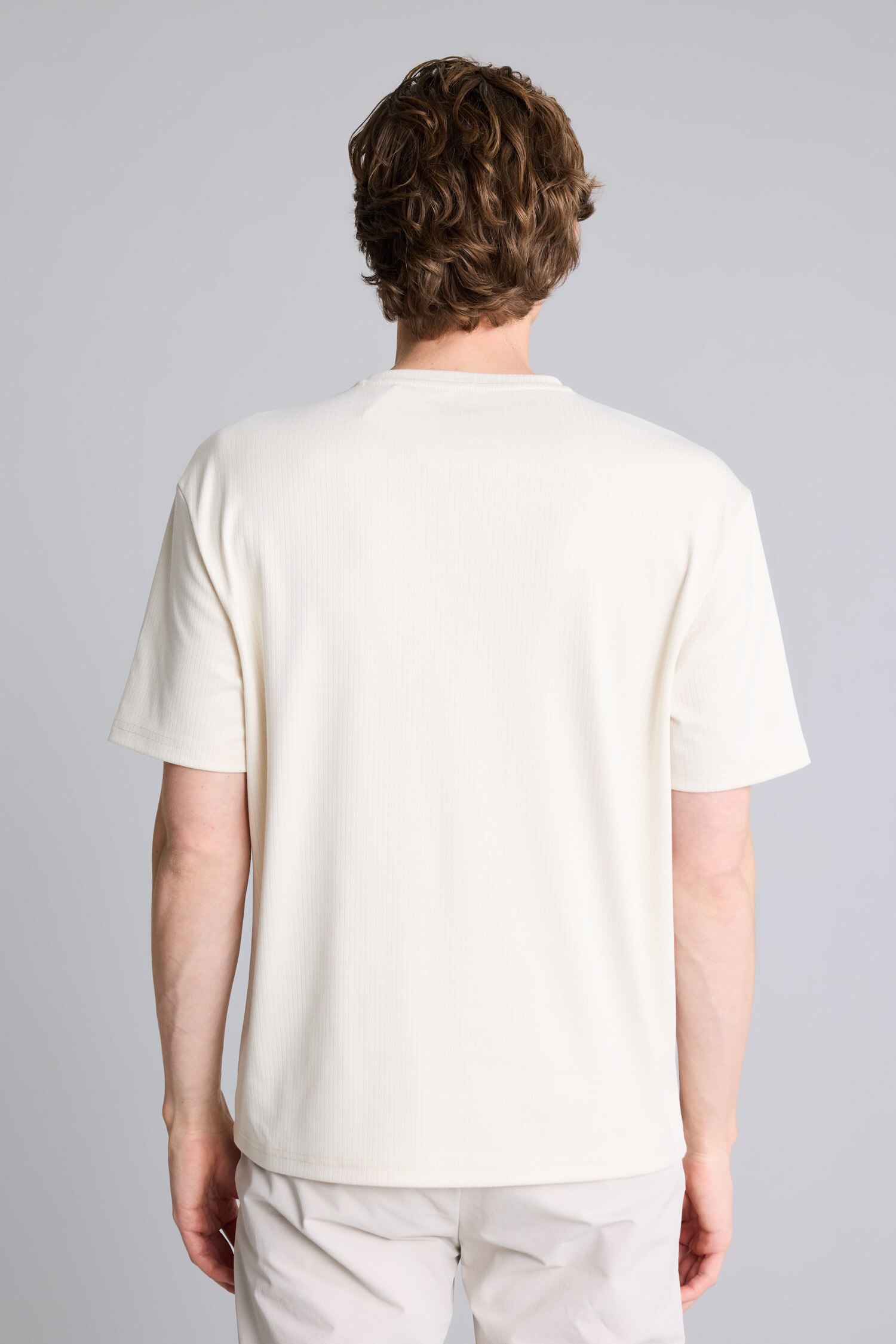 DeFacto Kırışmaz REGULAR FIT Basic T-shirt görsel 5