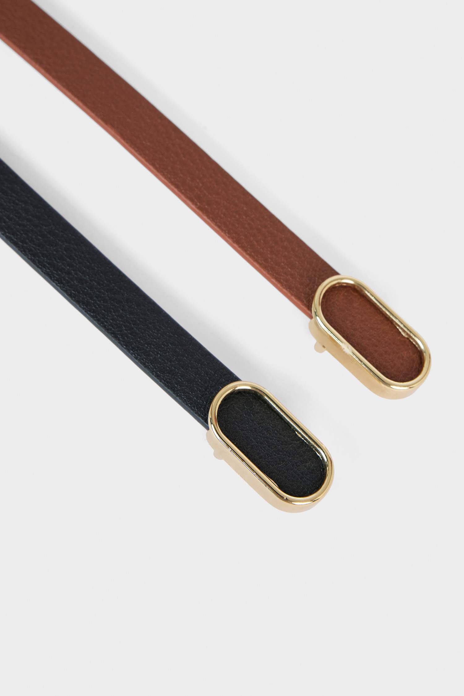 Kadın Suni Deri 2'li Günlük Kemer