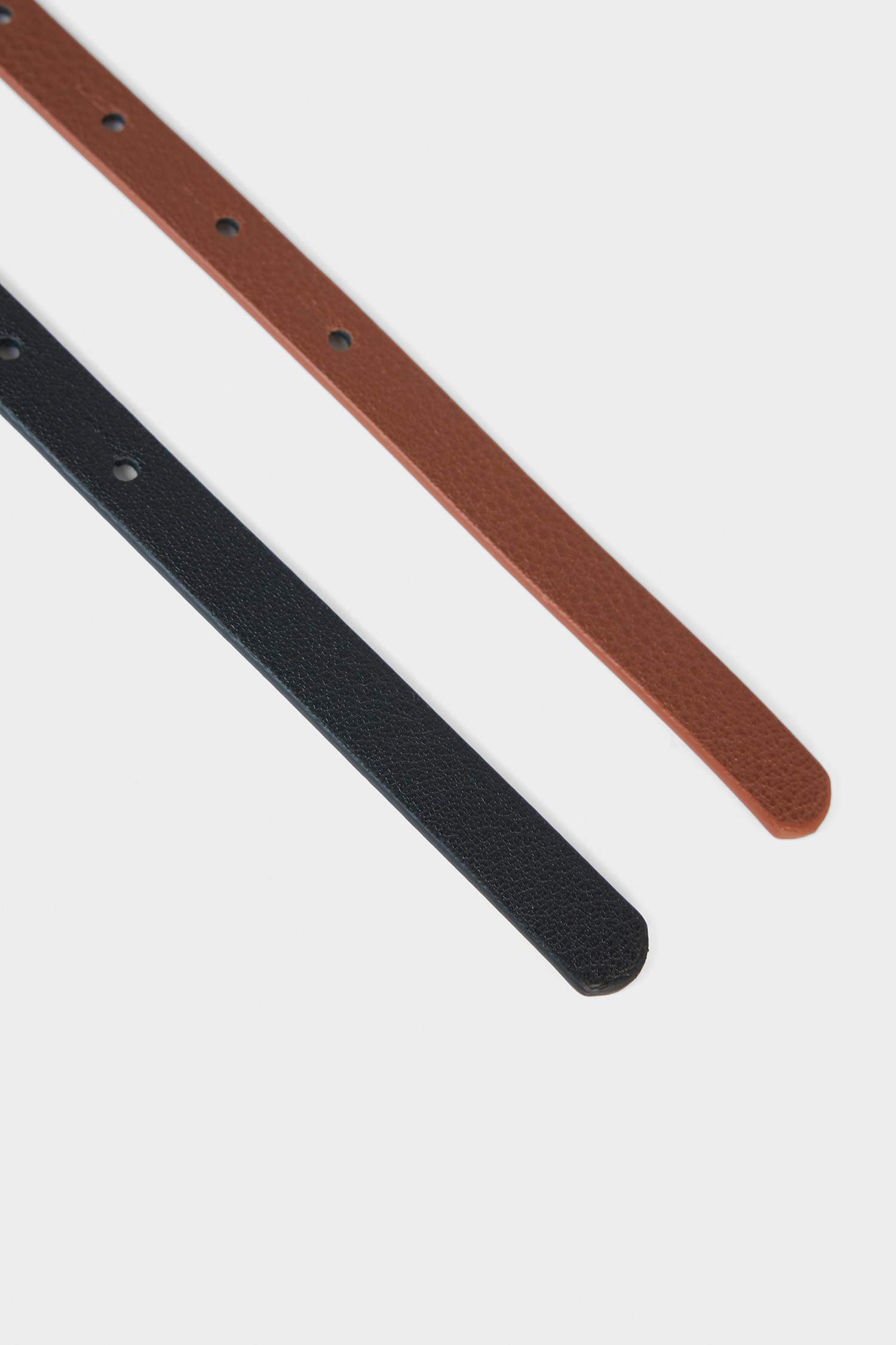 Kadın Suni Deri 2'li Günlük Kemer