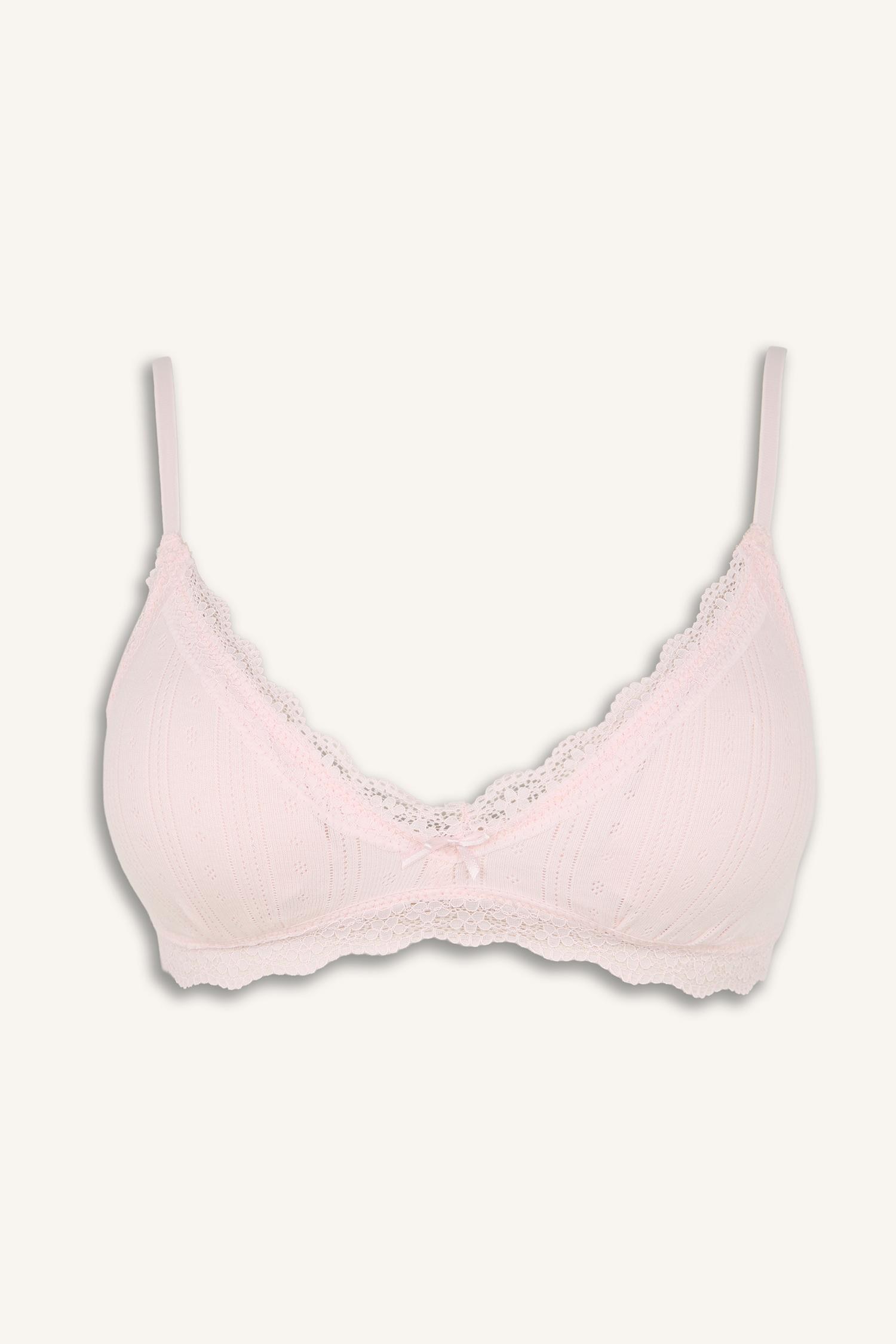 DeFacto Dantel Detaylı Çıkarılabilir Kap Çıkarılabilir Pedli Balensiz Bralet görsel 6