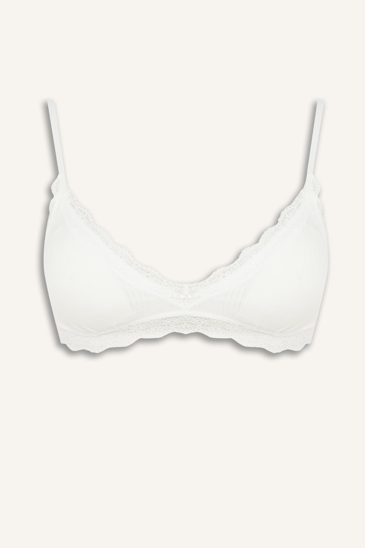 DeFacto Dantel Detaylı Çıkarılabilir Kap Çıkarılabilir Pedli Balensiz Bralet görsel 5