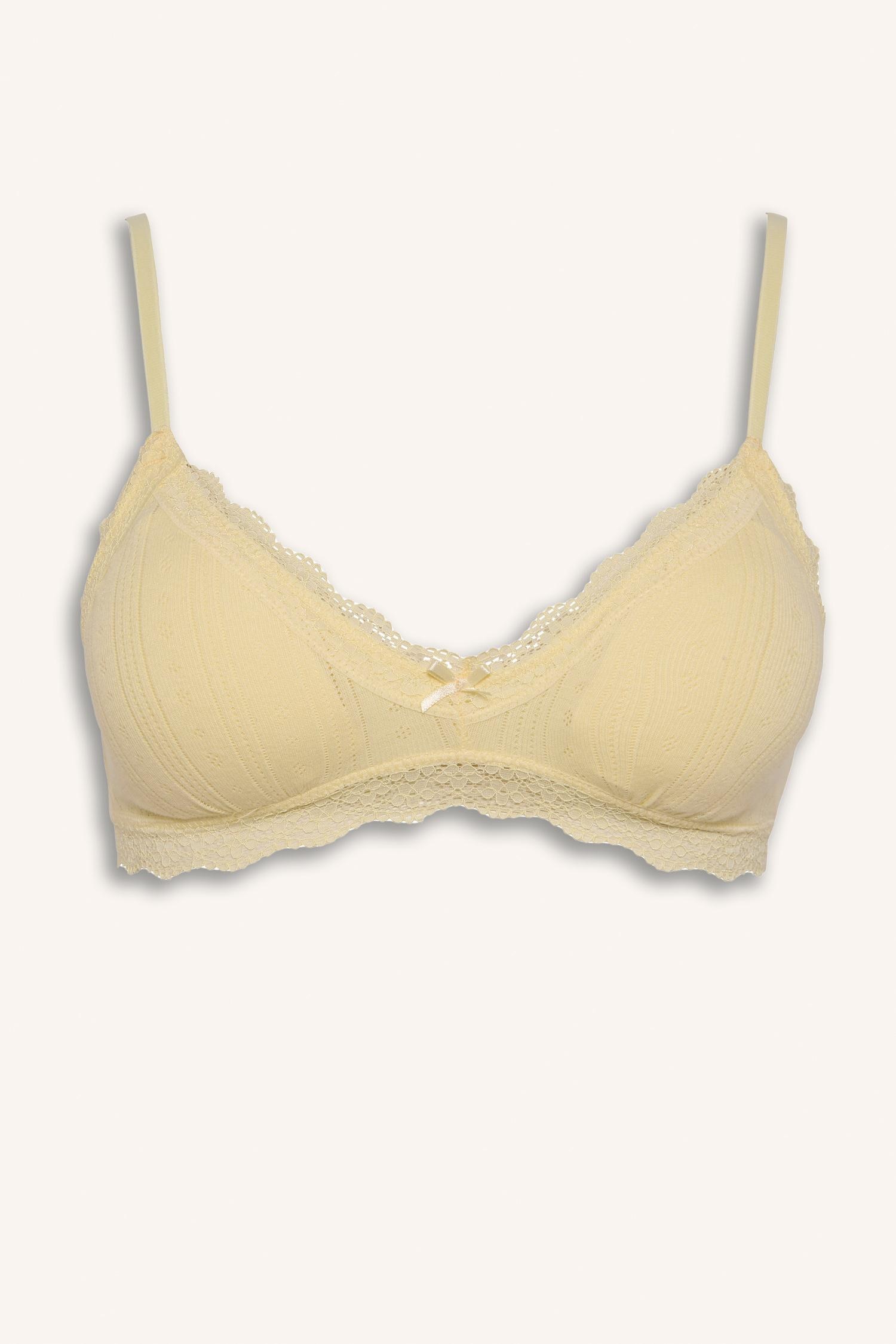DeFacto %100 Pamuk Dantel Detaylı Balensiz Bralet görsel 6