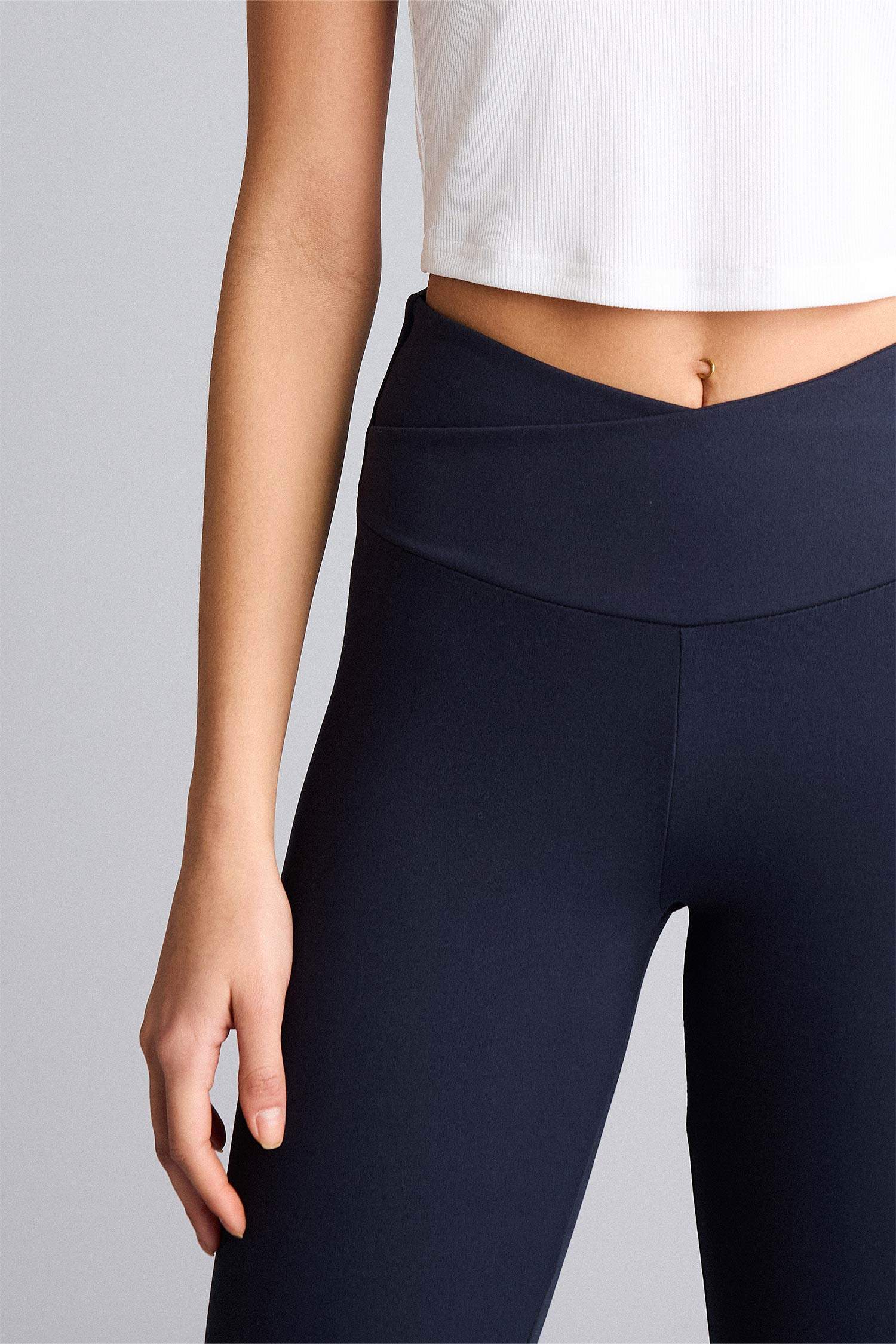 High Waist Ankle Length Leggings