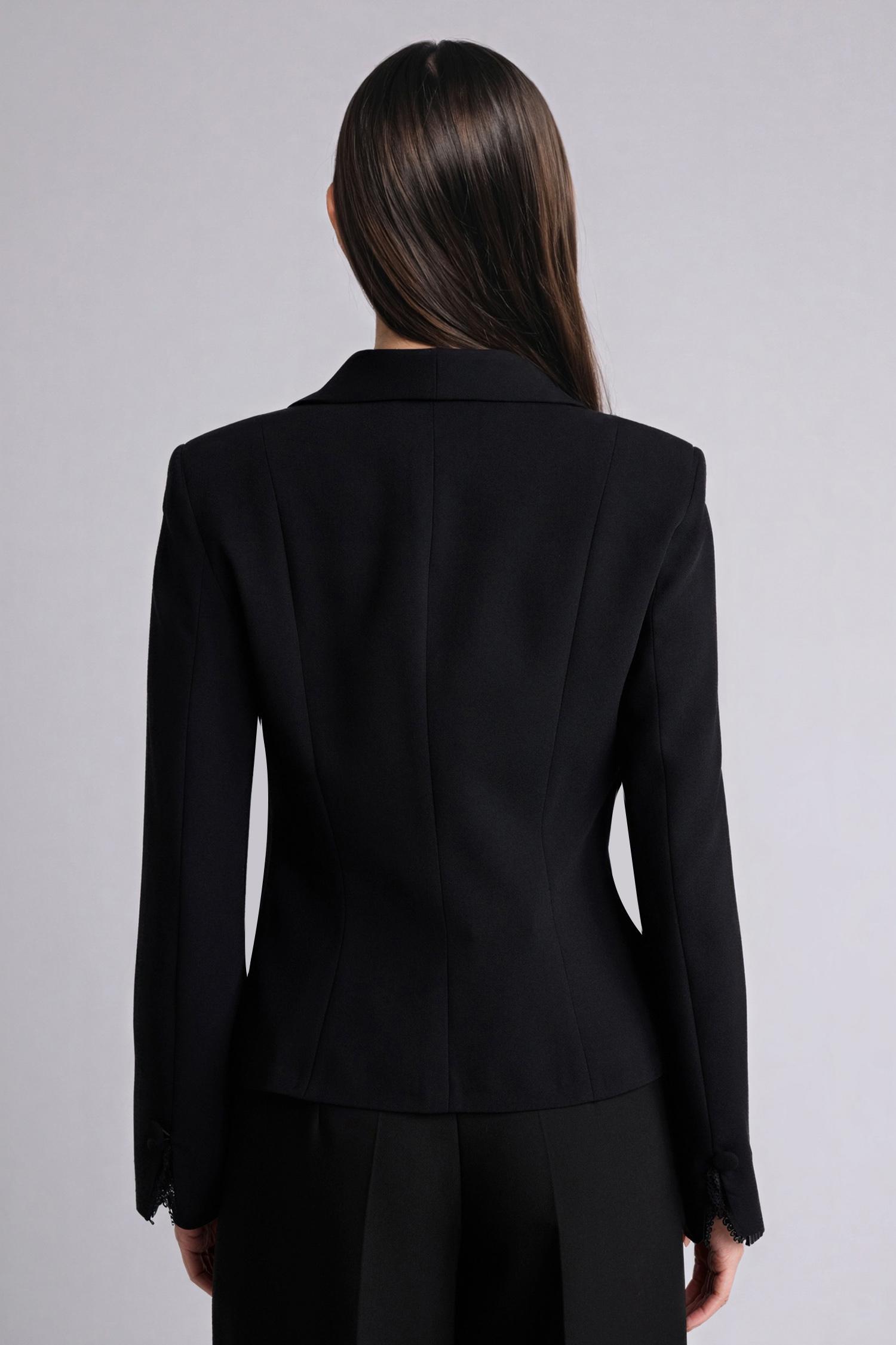 DeFacto Fıtted Krep Blazer Ceket görsel 8