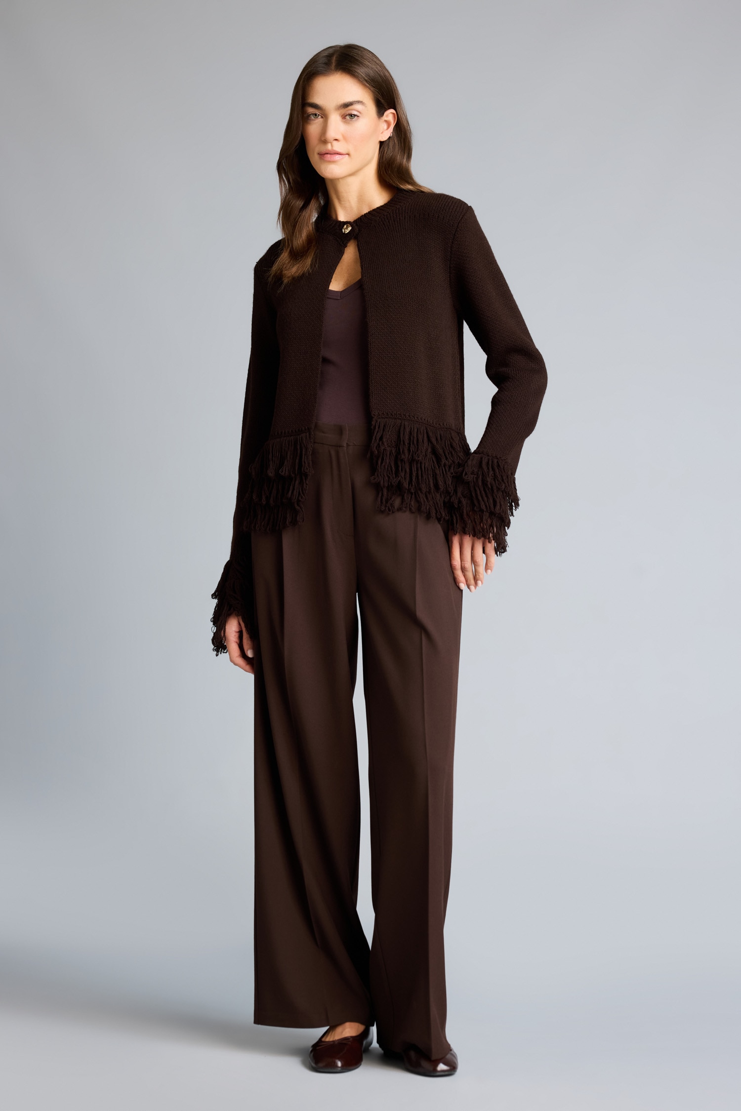 DeFacto Straight Fit Yüksek Bel Pantolon görsel 4