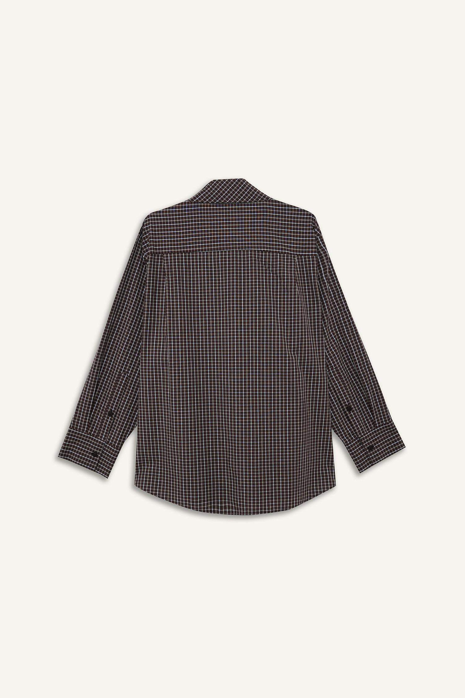 Oversize торлы поплин жейде