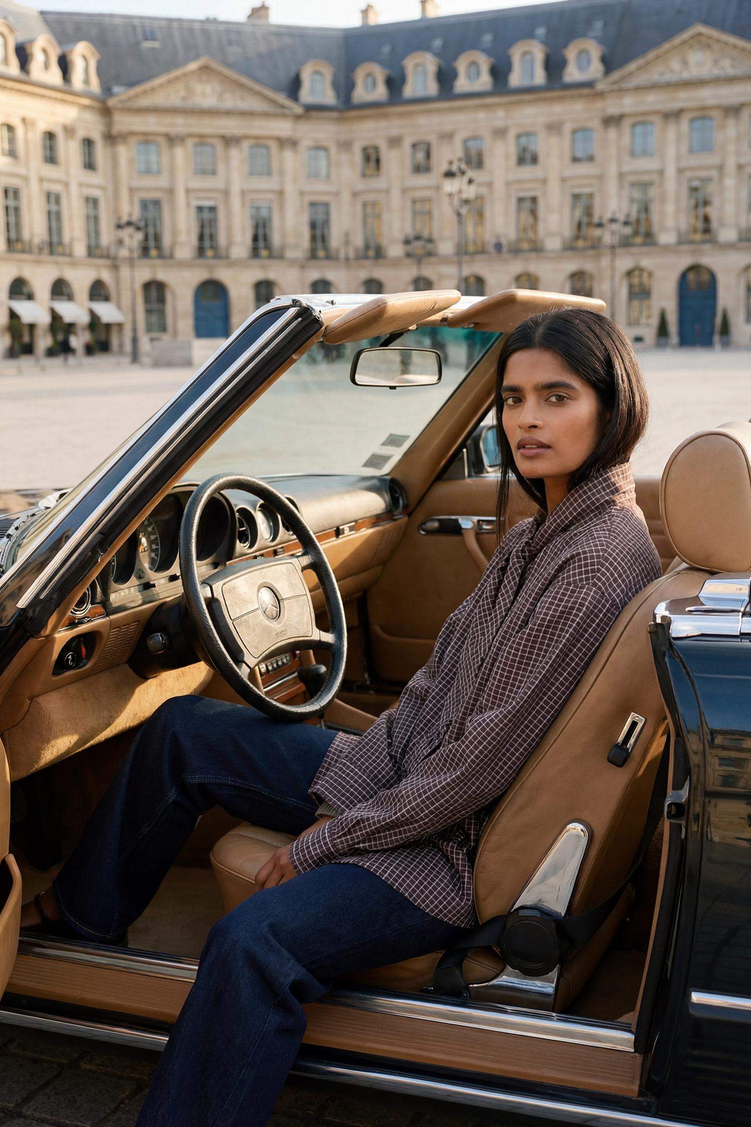 Oversize торлы поплин жейде