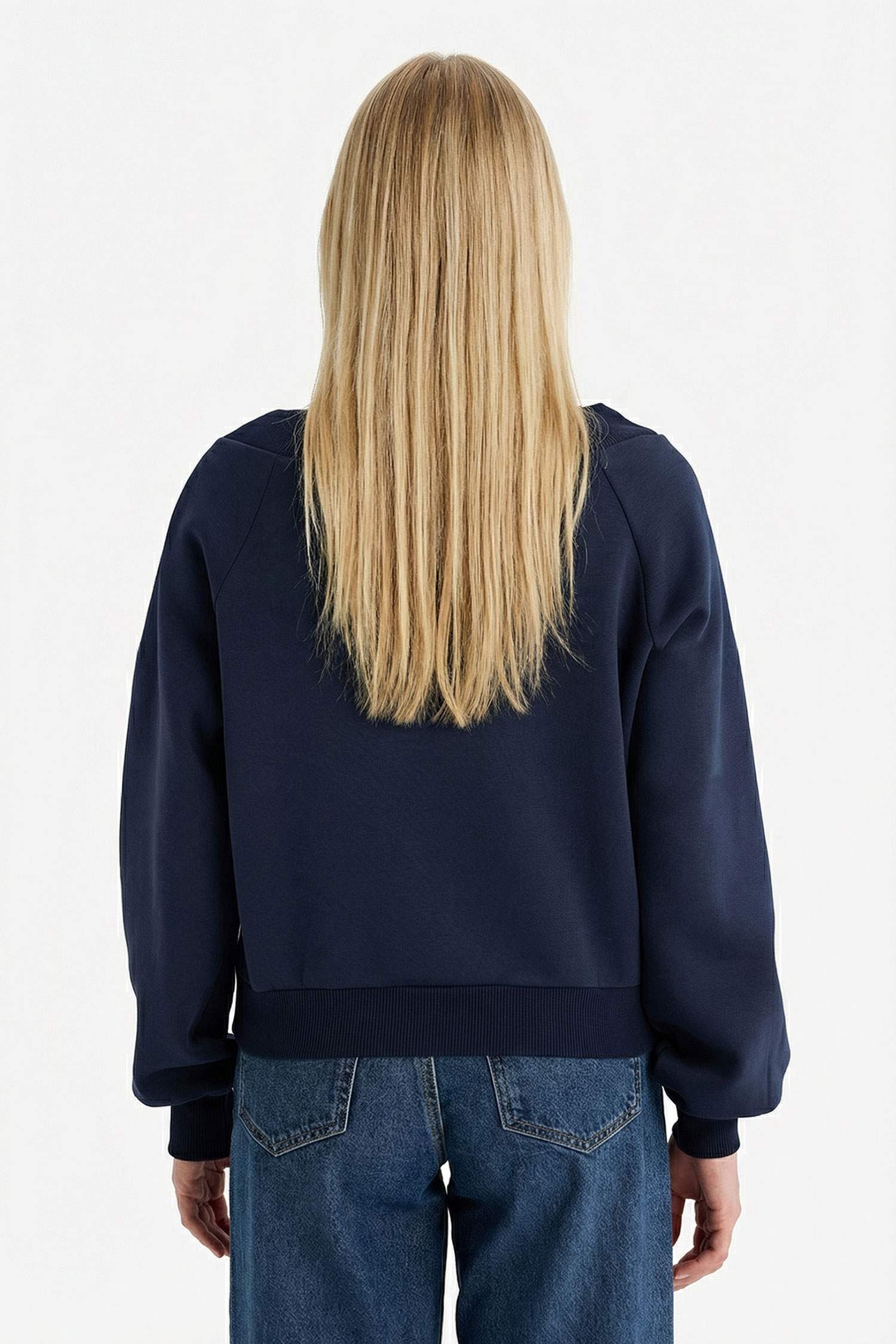 Oversıze Geniş Kalıp Açık Omuz Kalın Kumaş Sweatshirt