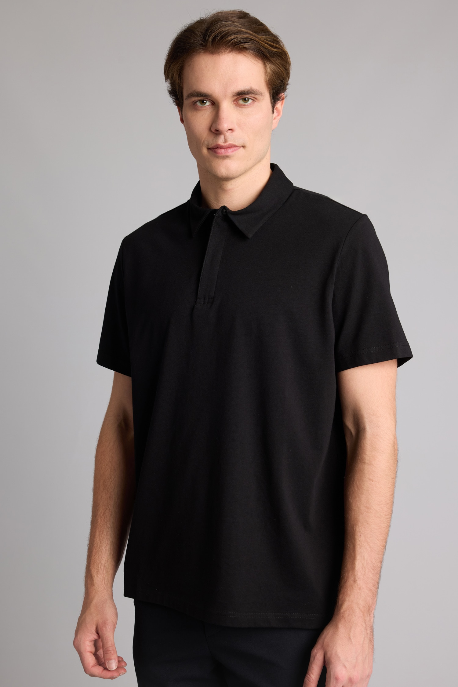 DeFacto Pamuklu Regular Fit Polo Tişört görsel 3