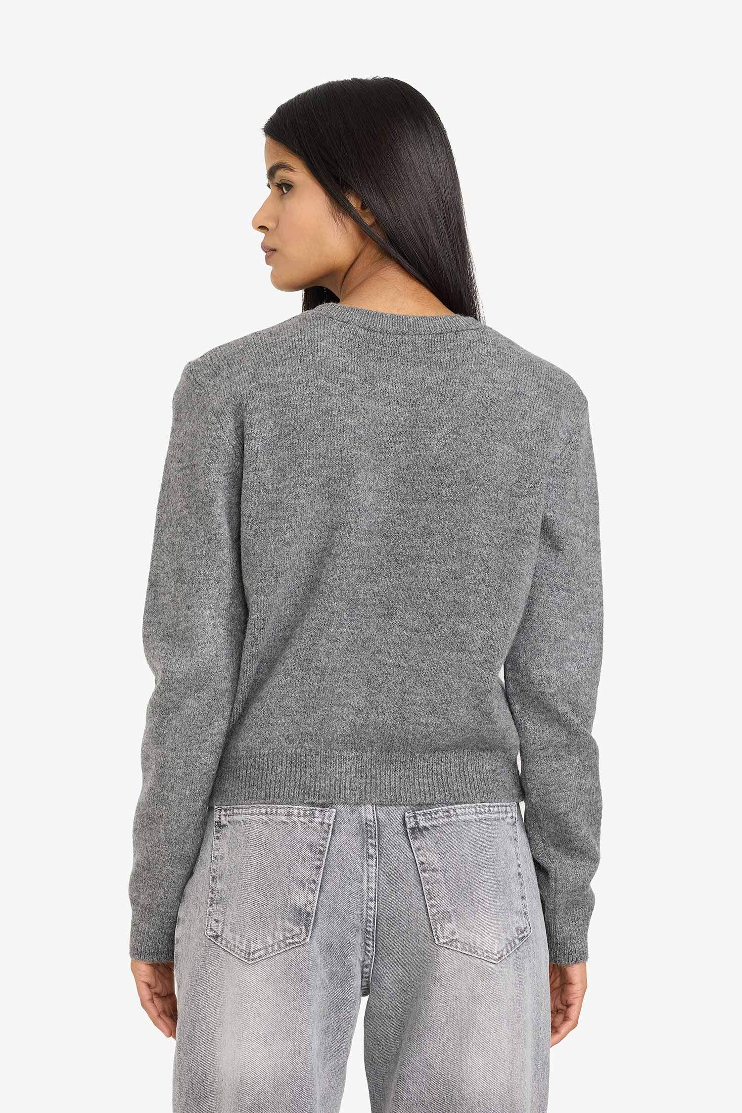 Regular Fit Crew Neck Cardigan