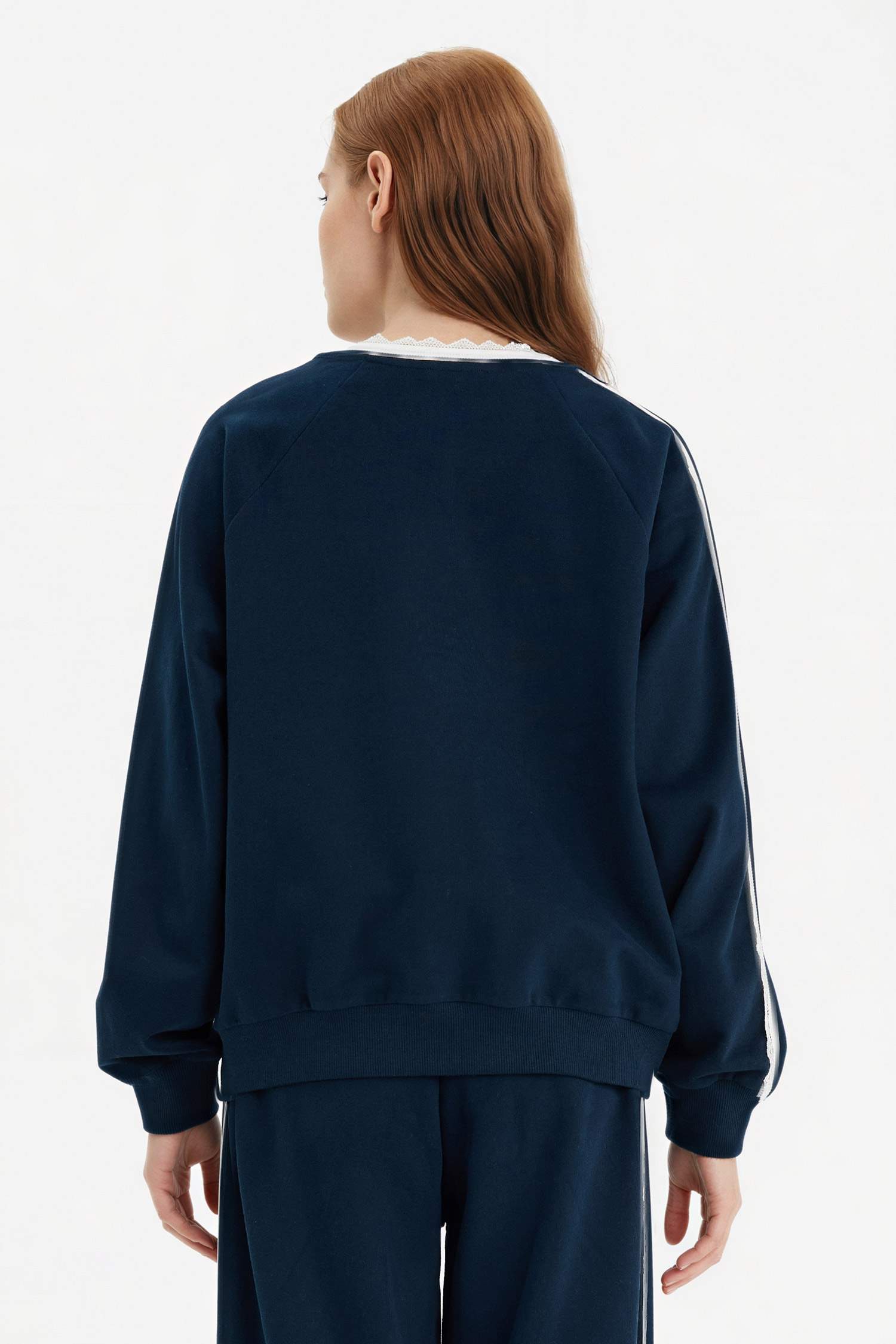 Oversıze Baskılı Sweatshirt