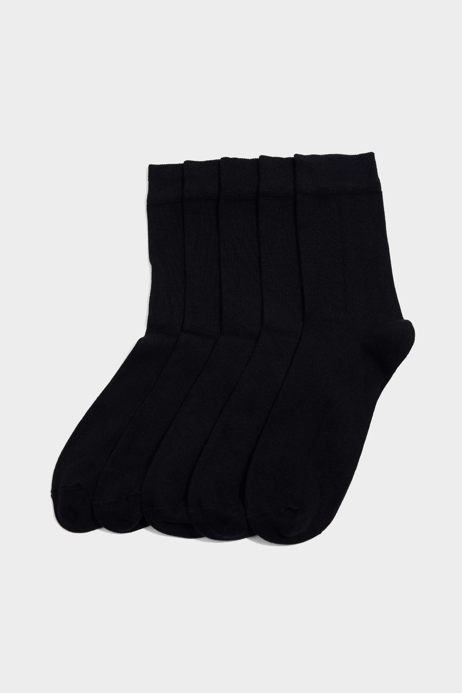 Erkek Dikişsiz 5'li Bambu Uzun Çorap