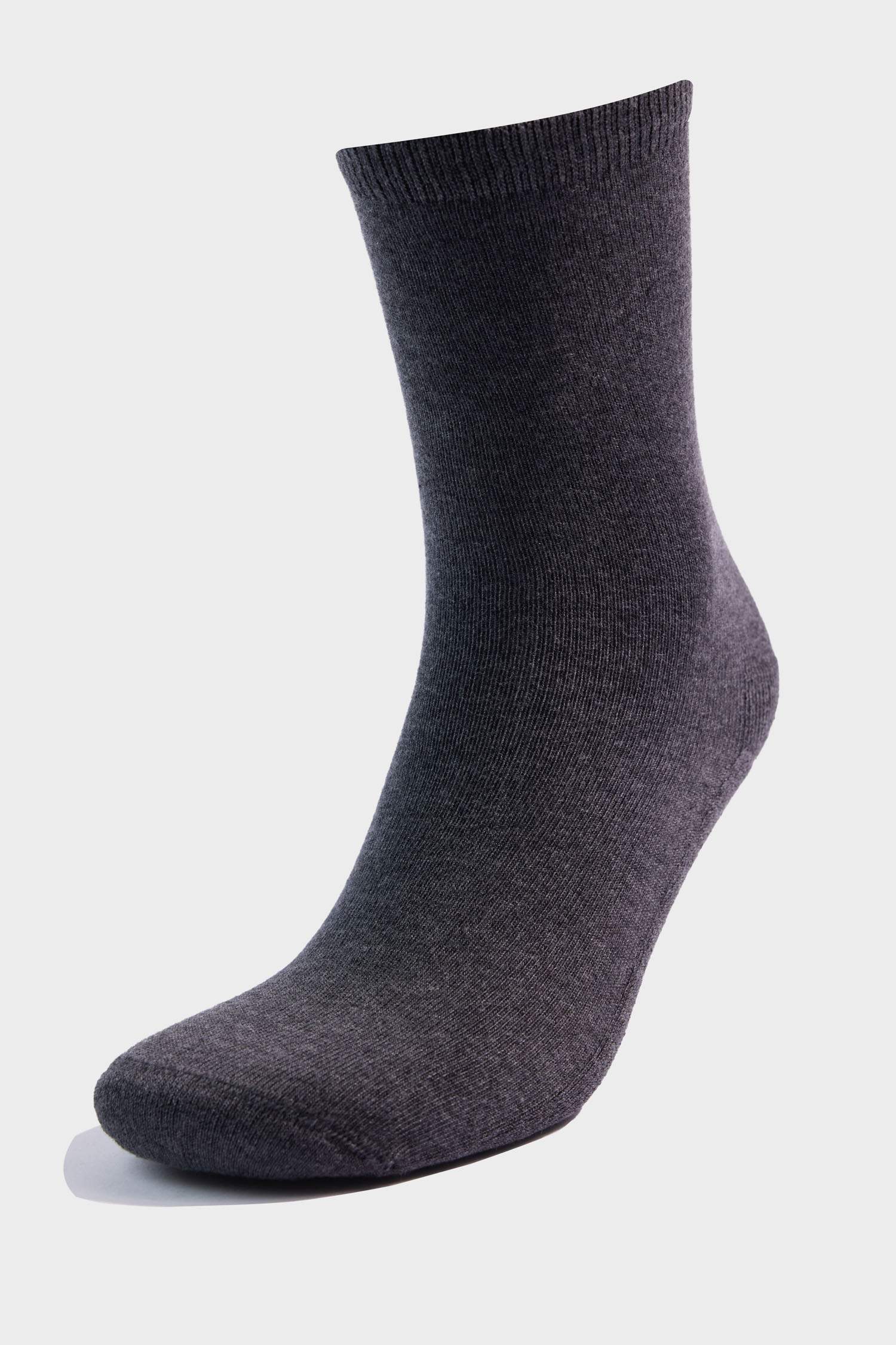 Erkek Çocuk Dikişsiz 5'li Modal Havlu Çorap