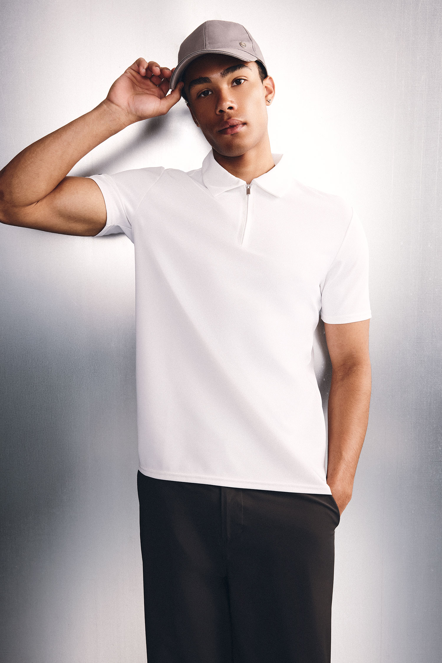 DeFacto Çabuk Kuruyan Pamuklu Regular Fit Polo Tişört görsel 2