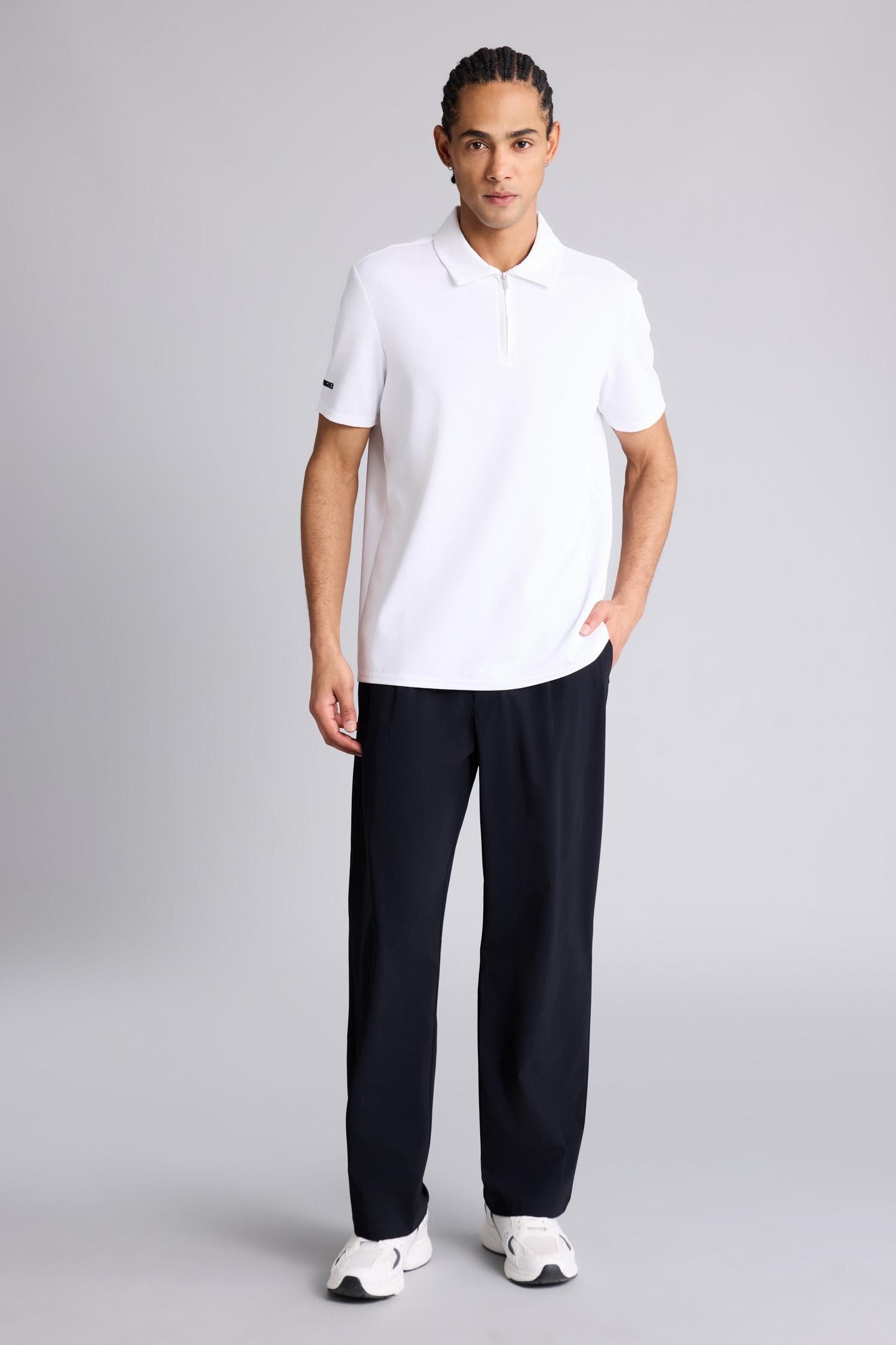DeFacto Çabuk Kuruyan Pamuklu Regular Fit Polo Tişört görsel 5