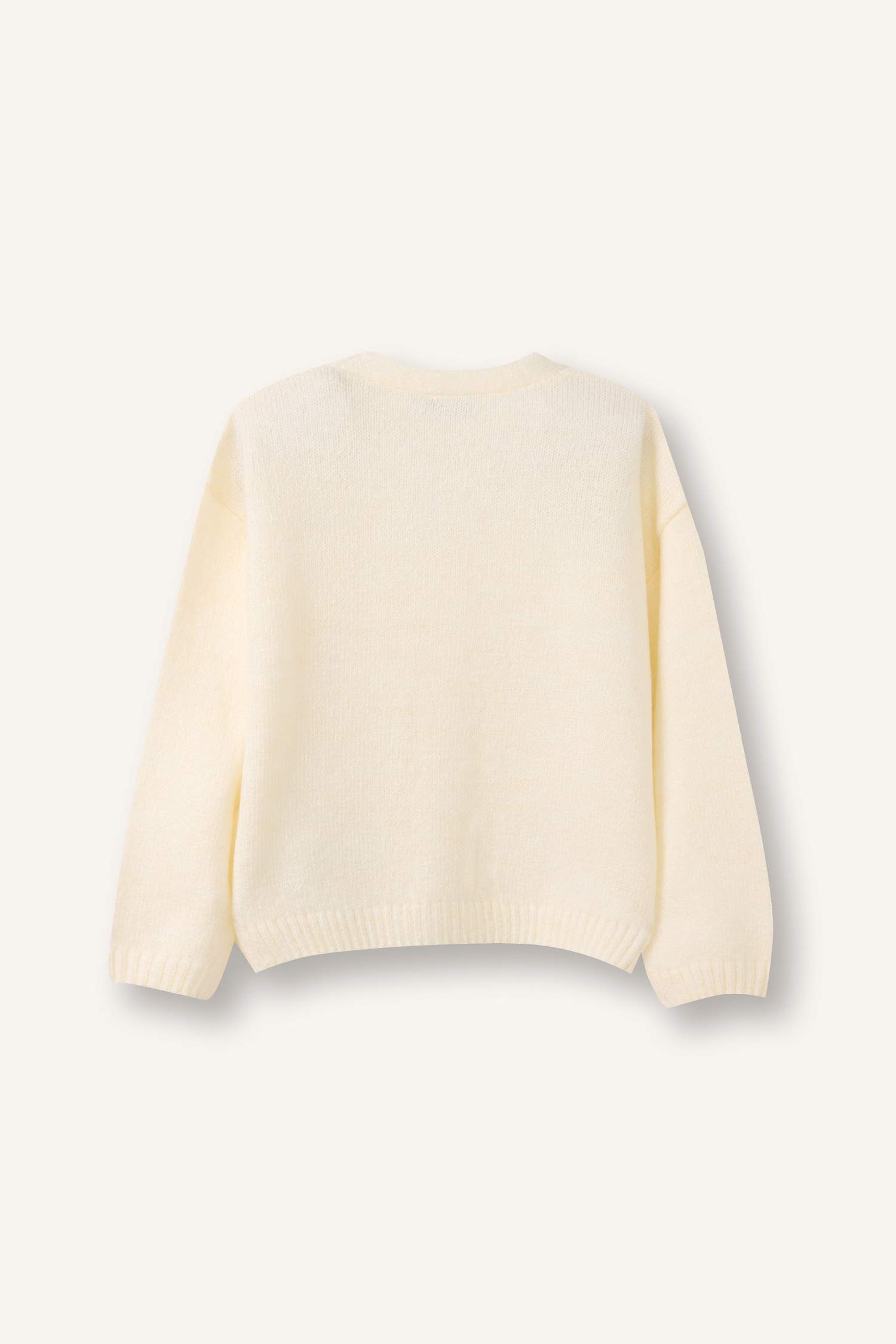 Kız Bebek Nakışlı Hırka