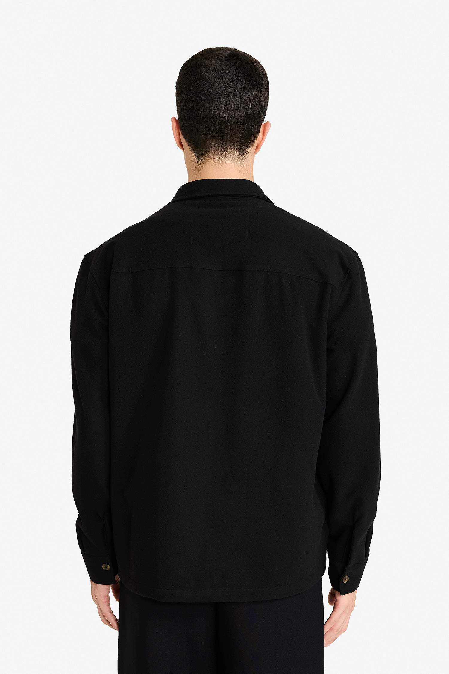 Polo Yaka Flanel Gömlek