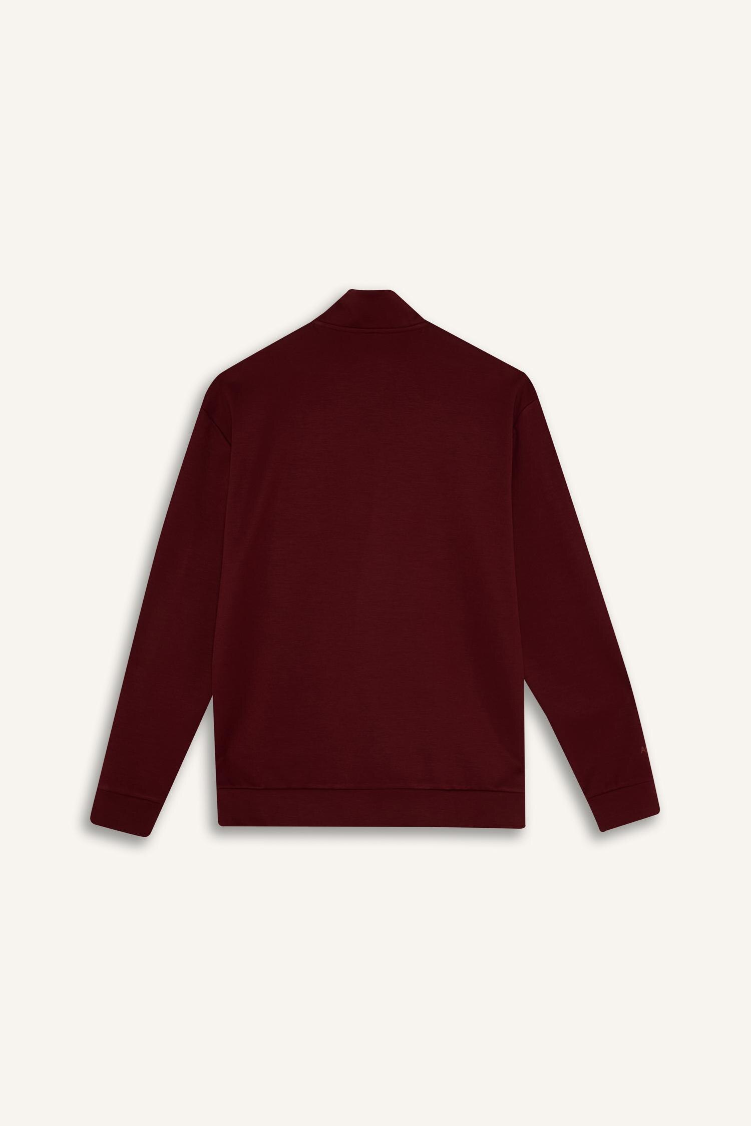 DeFacto Ultra Yumuşak Standart Fıt Modal Sweatshirt görsel 8