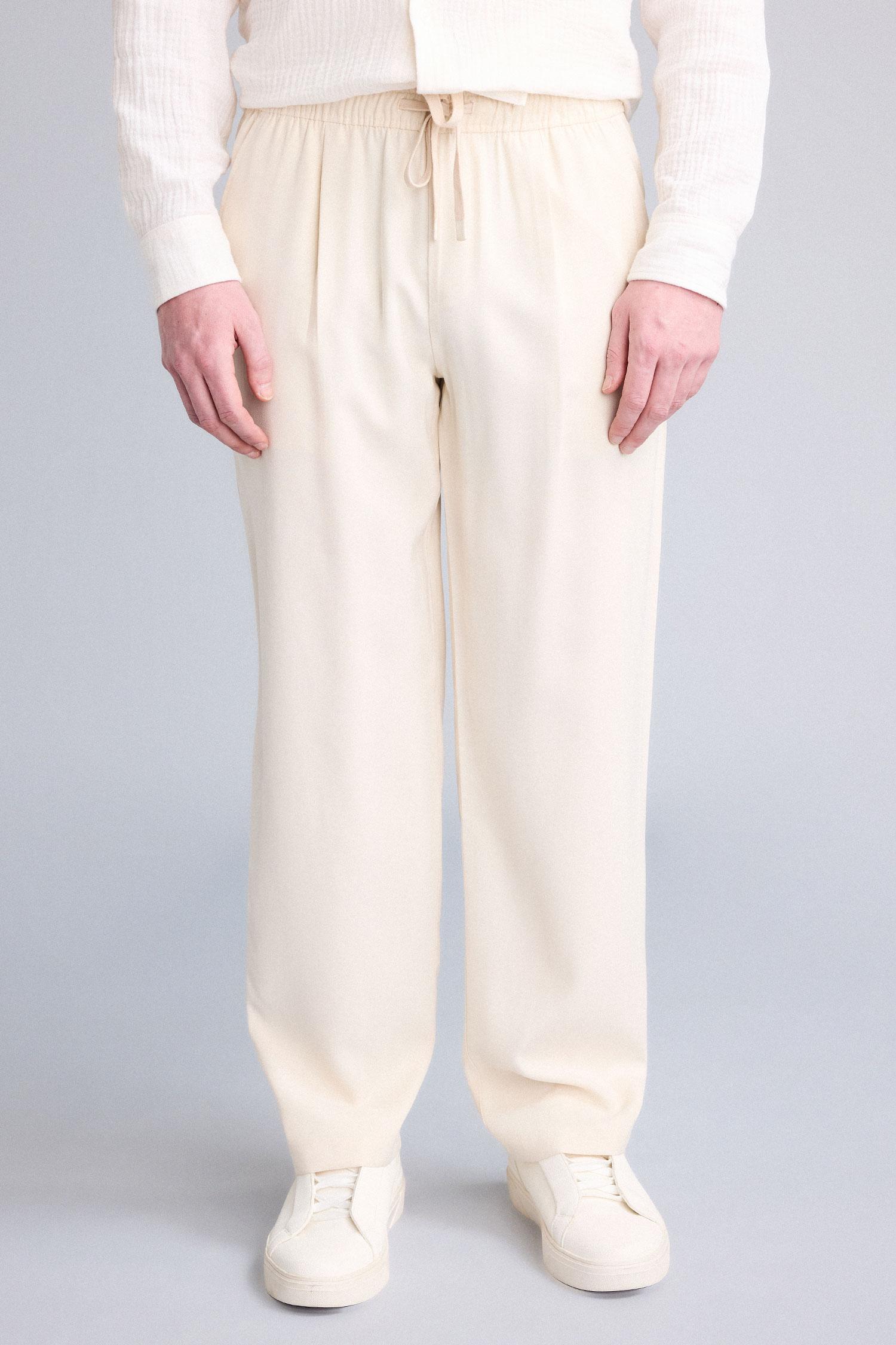 DeFacto Yumuşak Relaxed Fit Pantolon görsel 4