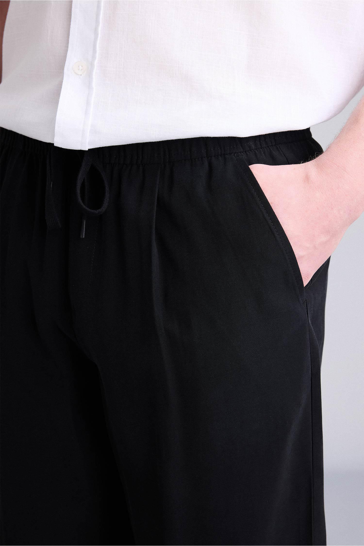 DeFacto Yumuşak Relaxed Fit Pantolon görsel 5
